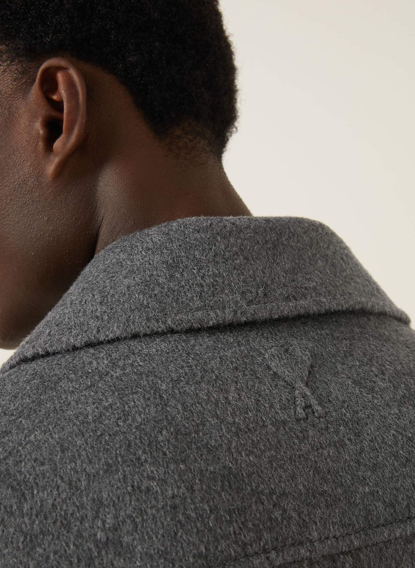 AMI PARIS Wollmantel: GRAU