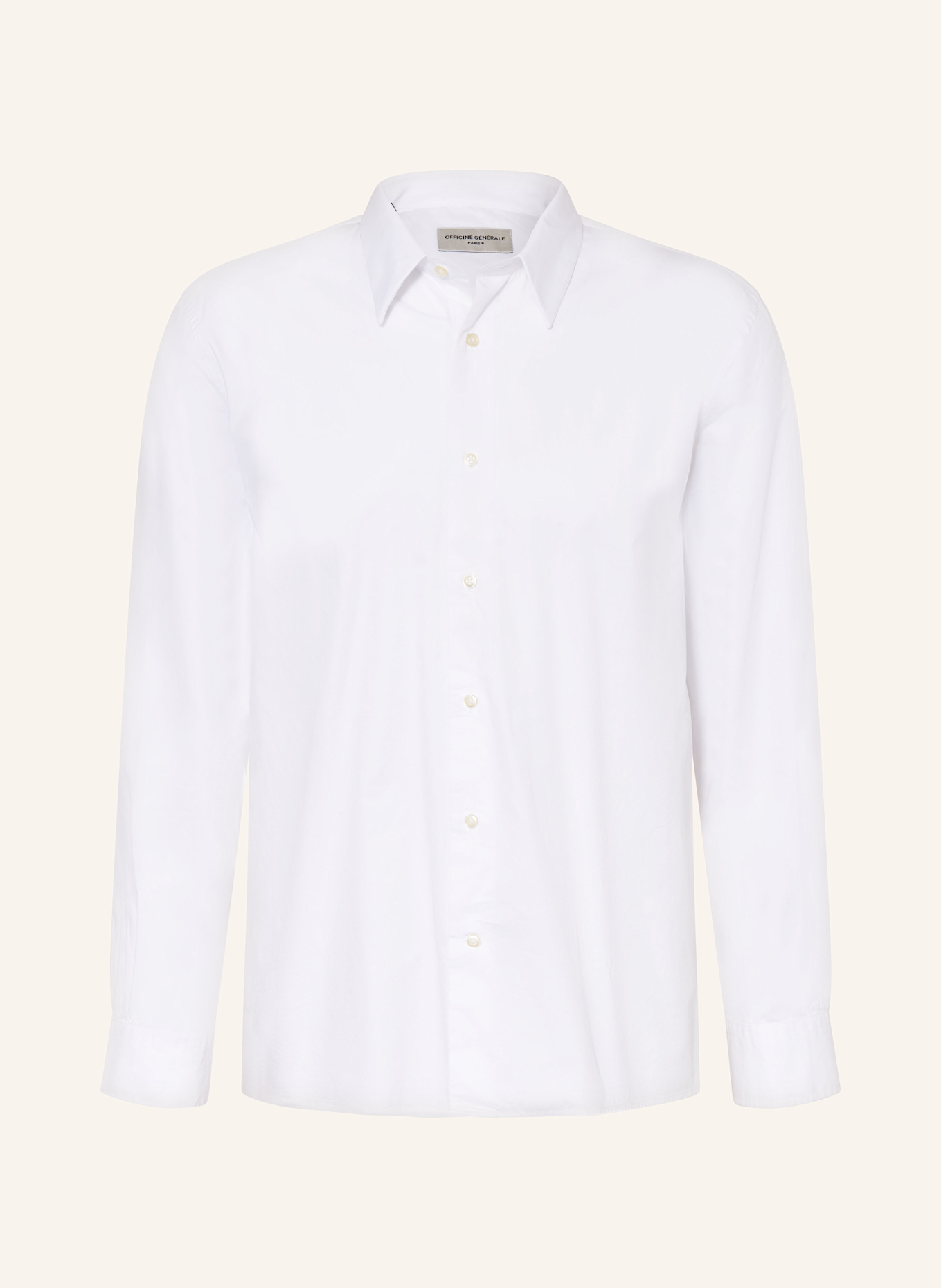 Officine Générale Hemd ELOI Comfort Fit: WEISS