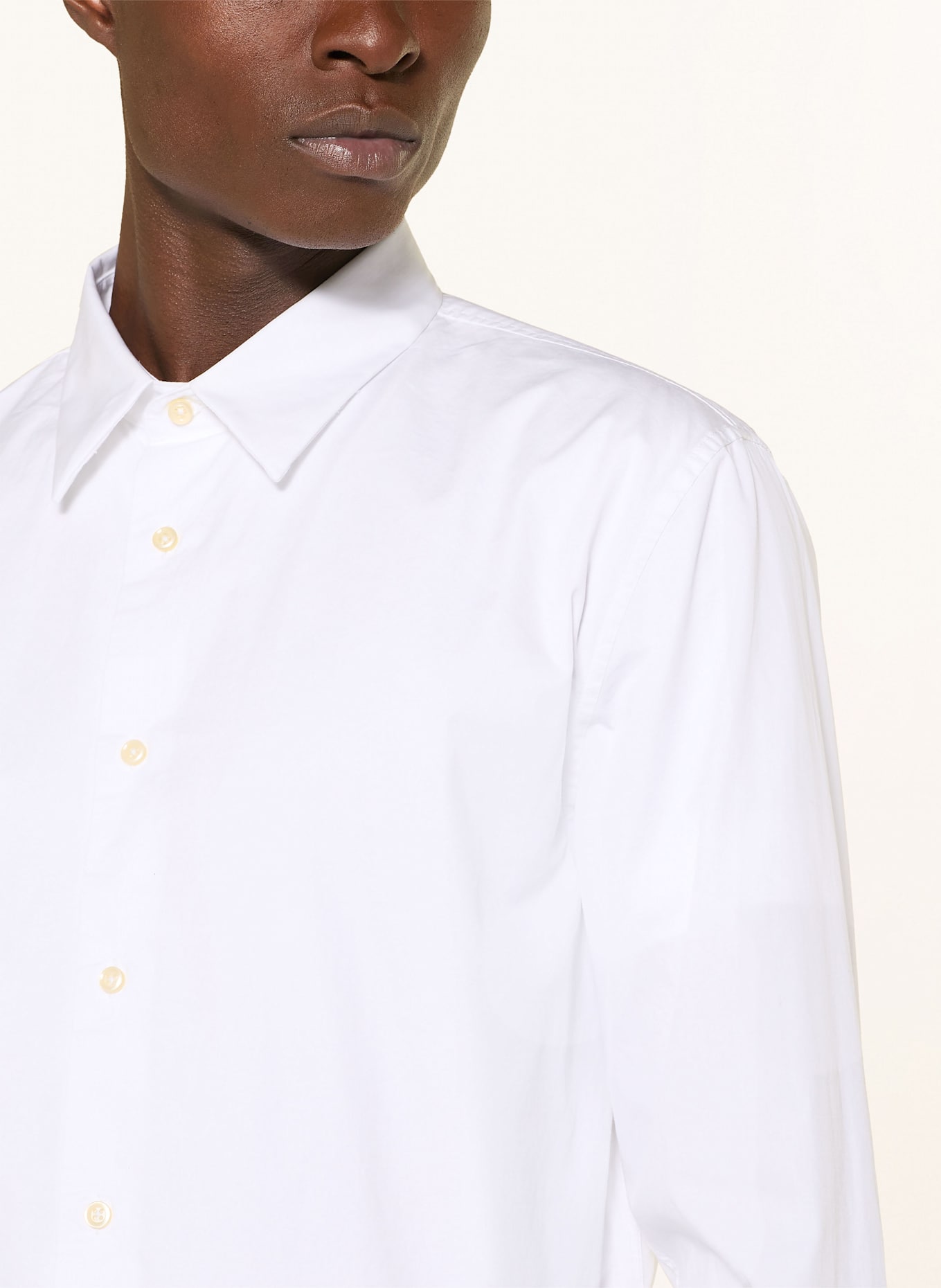 Officine Générale Hemd ELOI Comfort Fit: WEISS