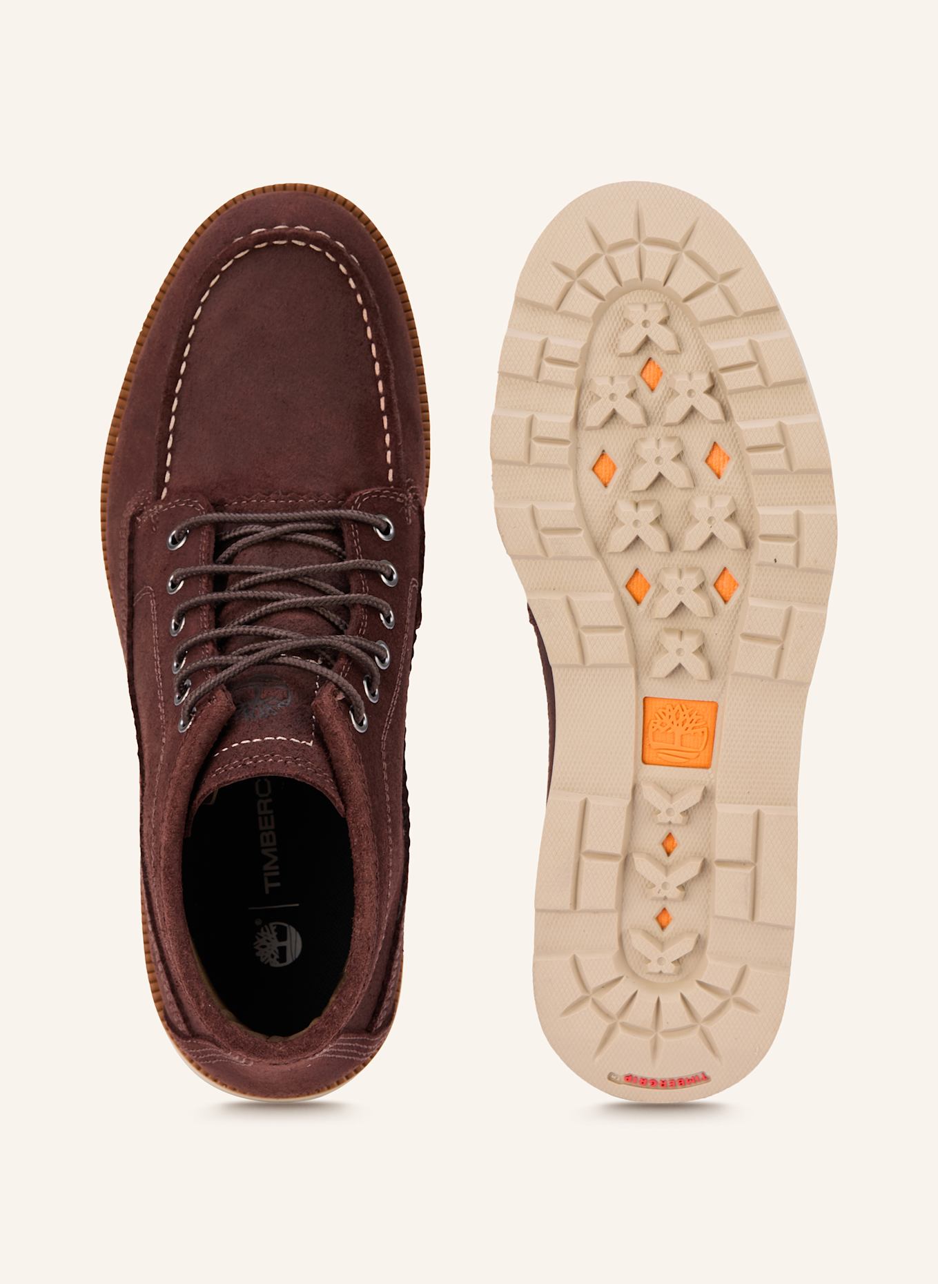 Timberland Schnürboots BRITTON MILLS: DUNKELBRAUN / HELLGRAU