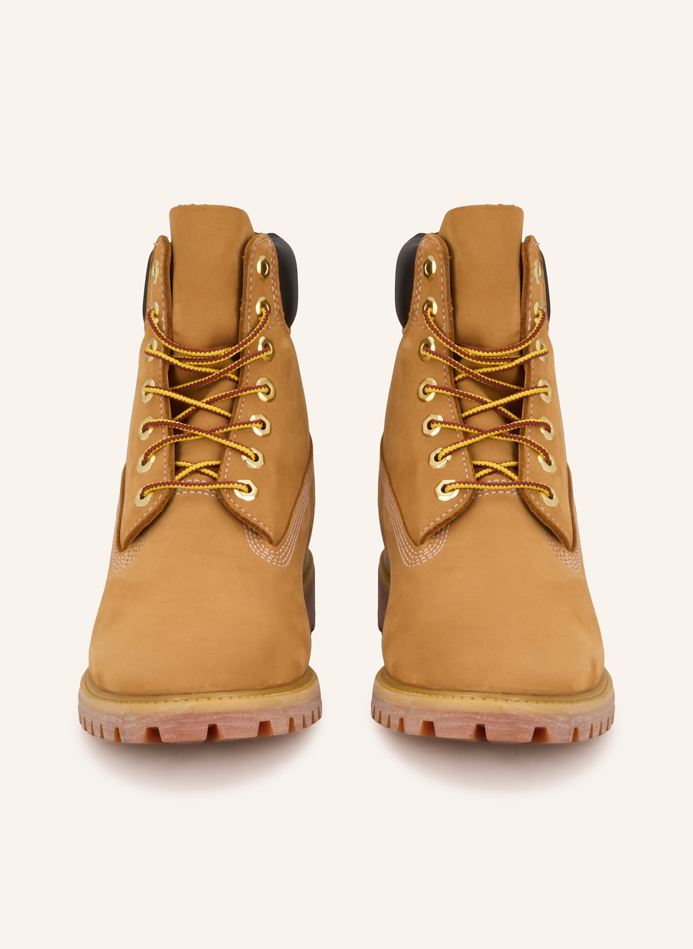 Timberland Schnürboots PREMIUM 6 INCH: CAMEL / DUNKELBRAUN