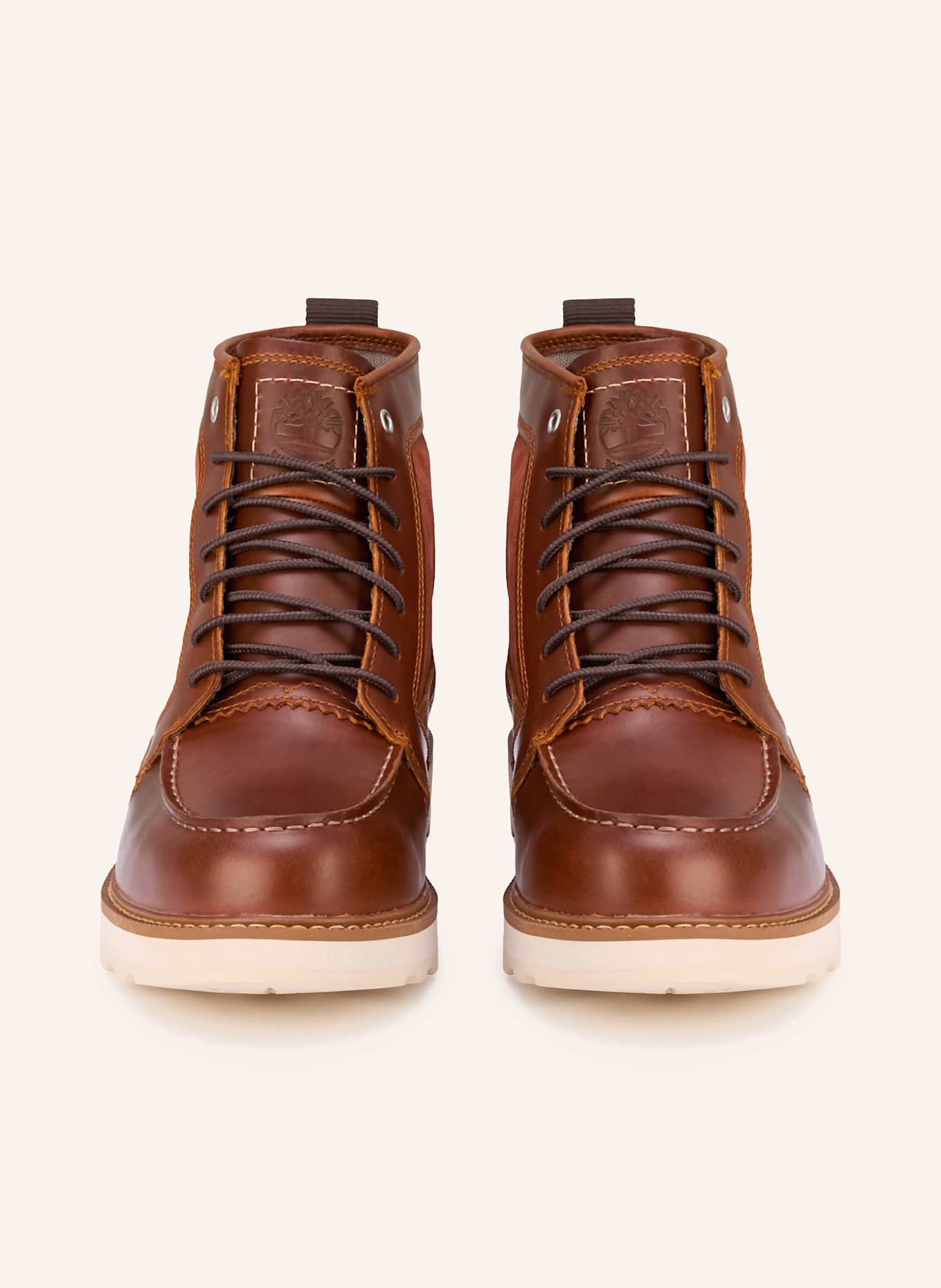 Timberland Schnürboots BRITTON MILLS: BRAUN / HELLGRAU