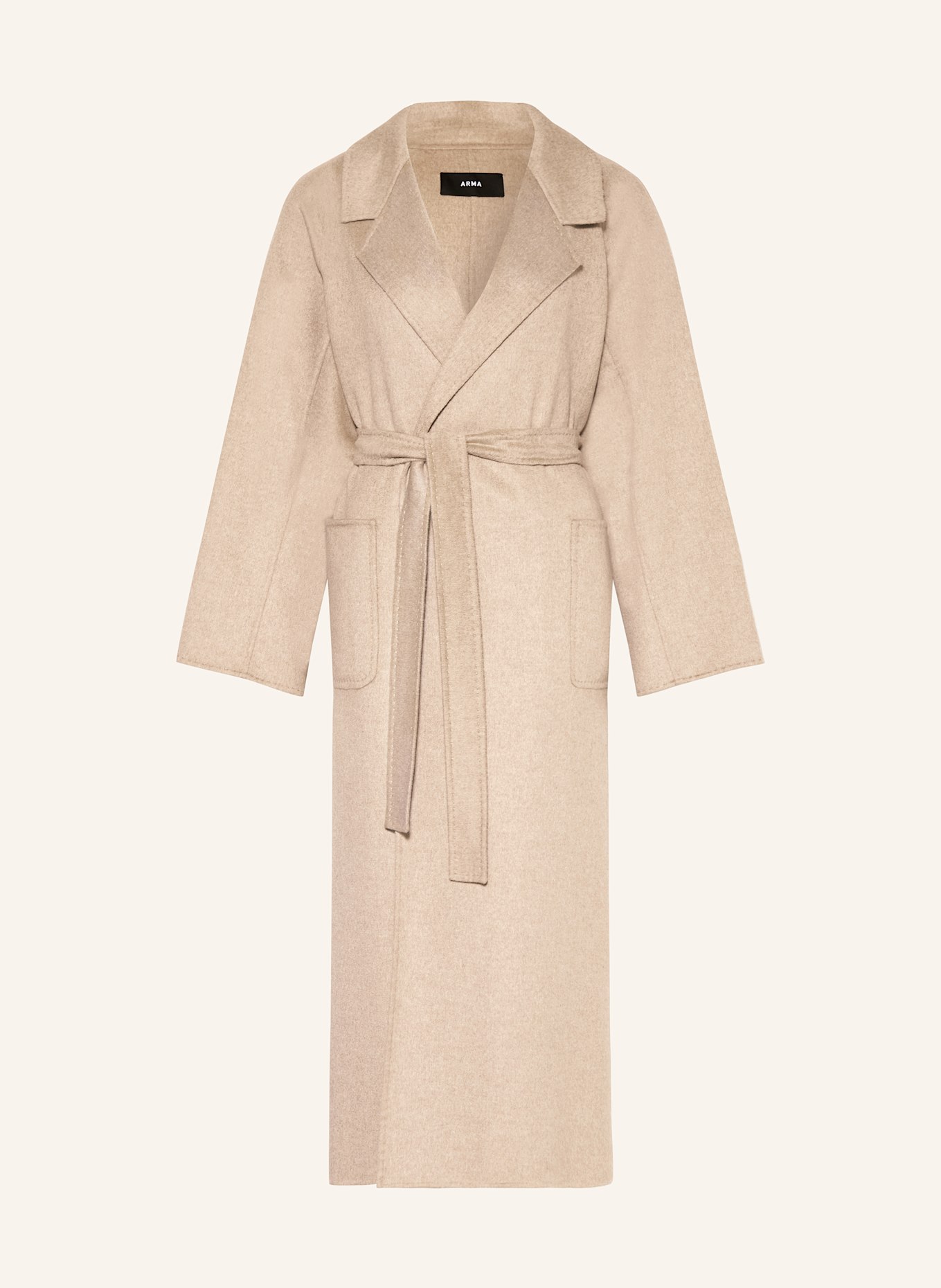 ARMA SUZA cashmere coat: BEIGE