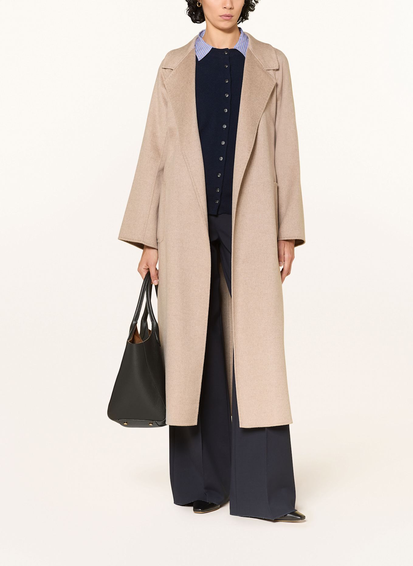 ARMA SUZA cashmere coat: BEIGE