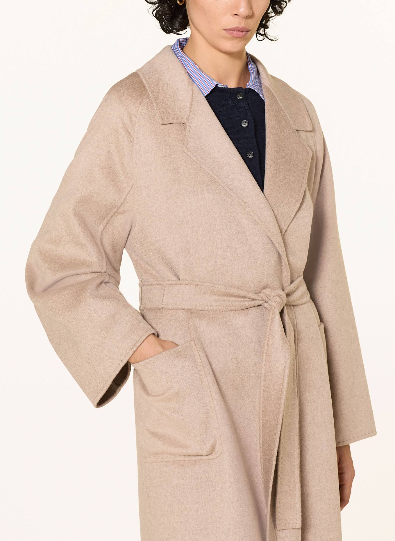 ARMA SUZA cashmere coat: BEIGE