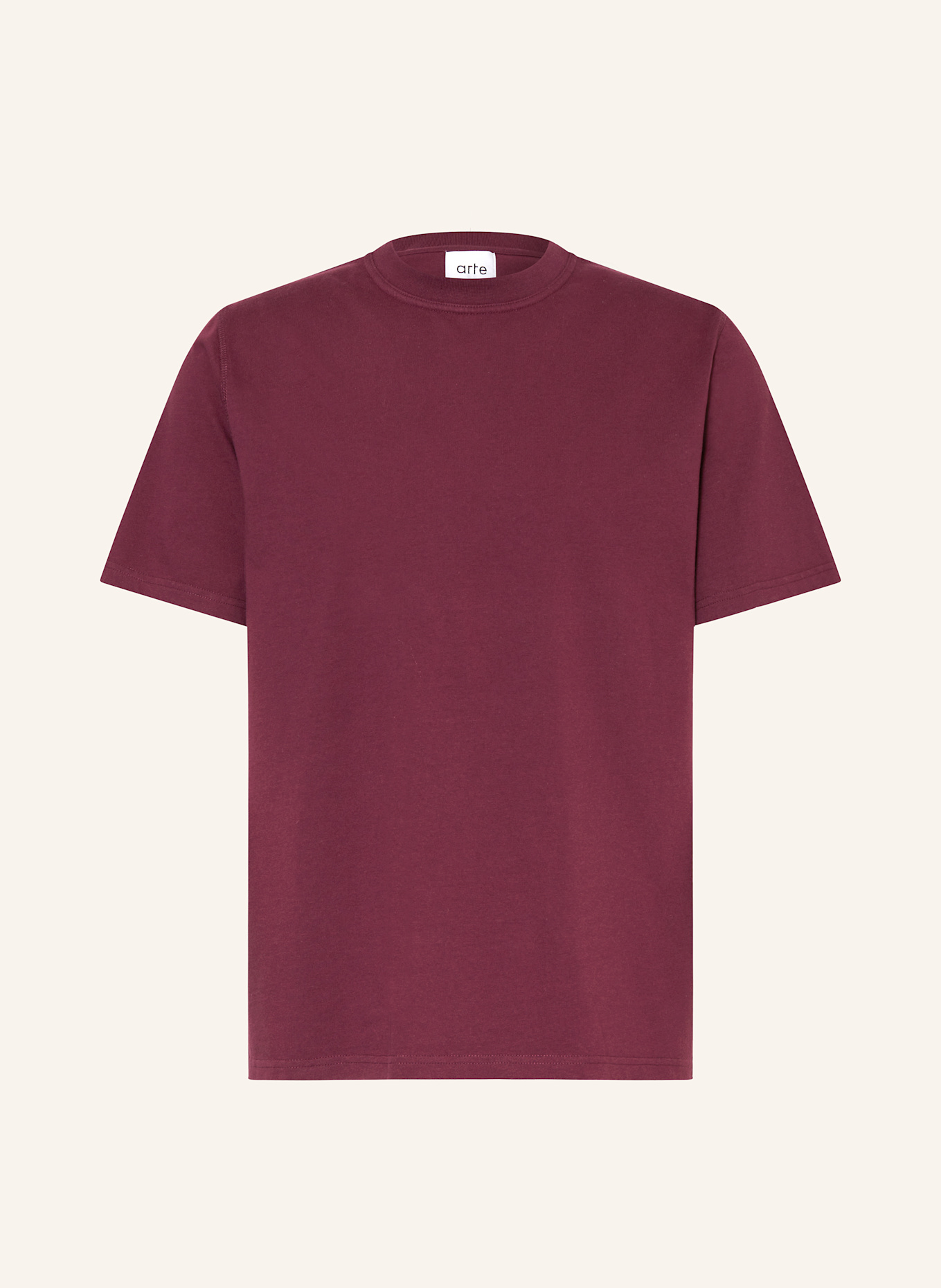 Arte Antwerp T-Shirt: DUNKELROT / ROSÉ