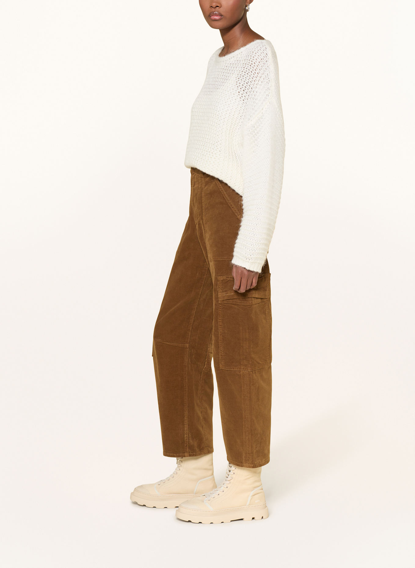 CITIZENS of HUMANITY Cargohose aus Cord: BRAUN