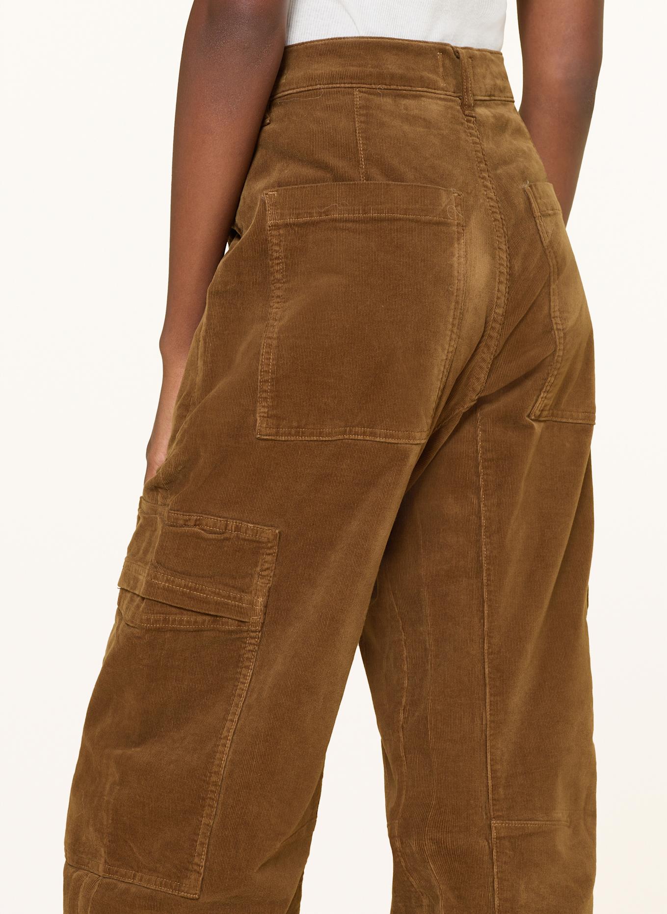 CITIZENS of HUMANITY Cargohose aus Cord: BRAUN
