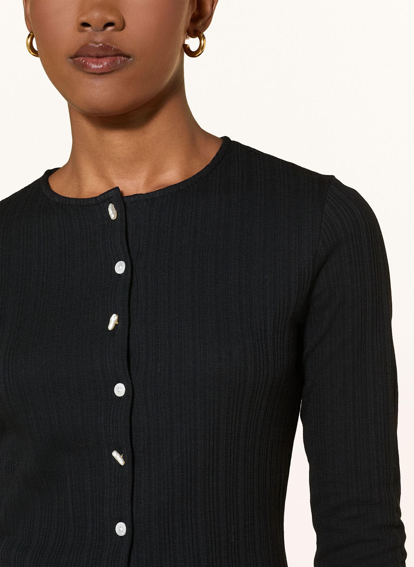 IVY OAK Strickjacke KAMILLE: SCHWARZ