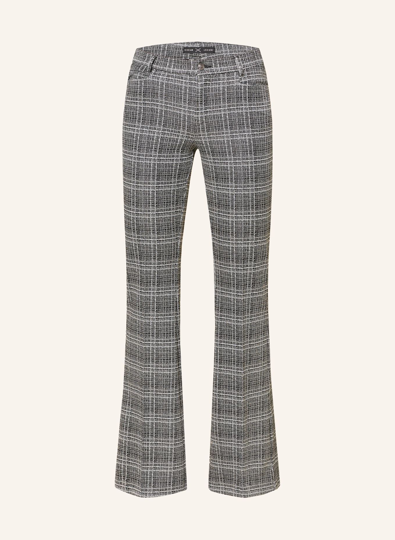 MAC Marlenehose DREAM BOOT: SCHWARZ / WEISS