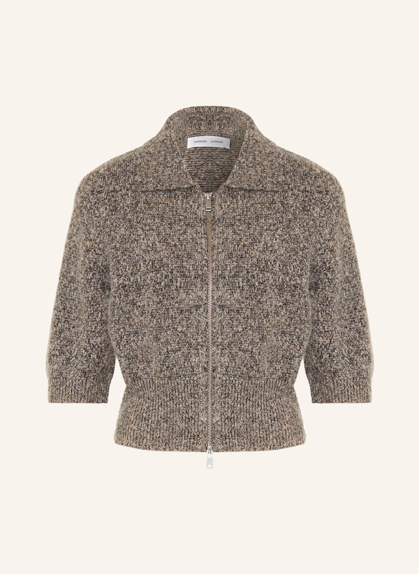 SAMSØE  SAMSØE Kardigan SAKELSIE: SZARY / BLADORÓŻOWY