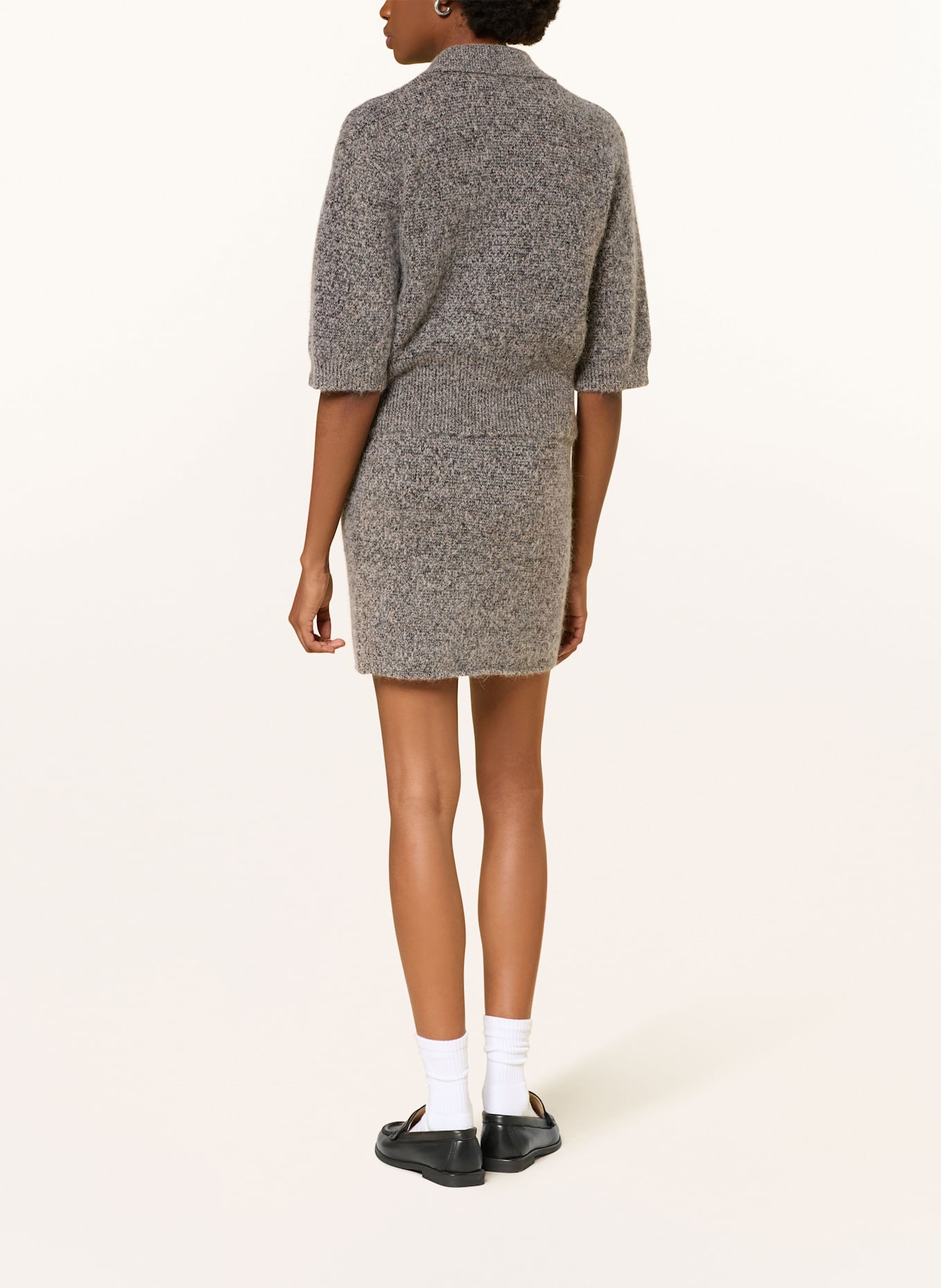 SAMSØE  SAMSØE Kardigan SAKELSIE: SZARY / BLADORÓŻOWY