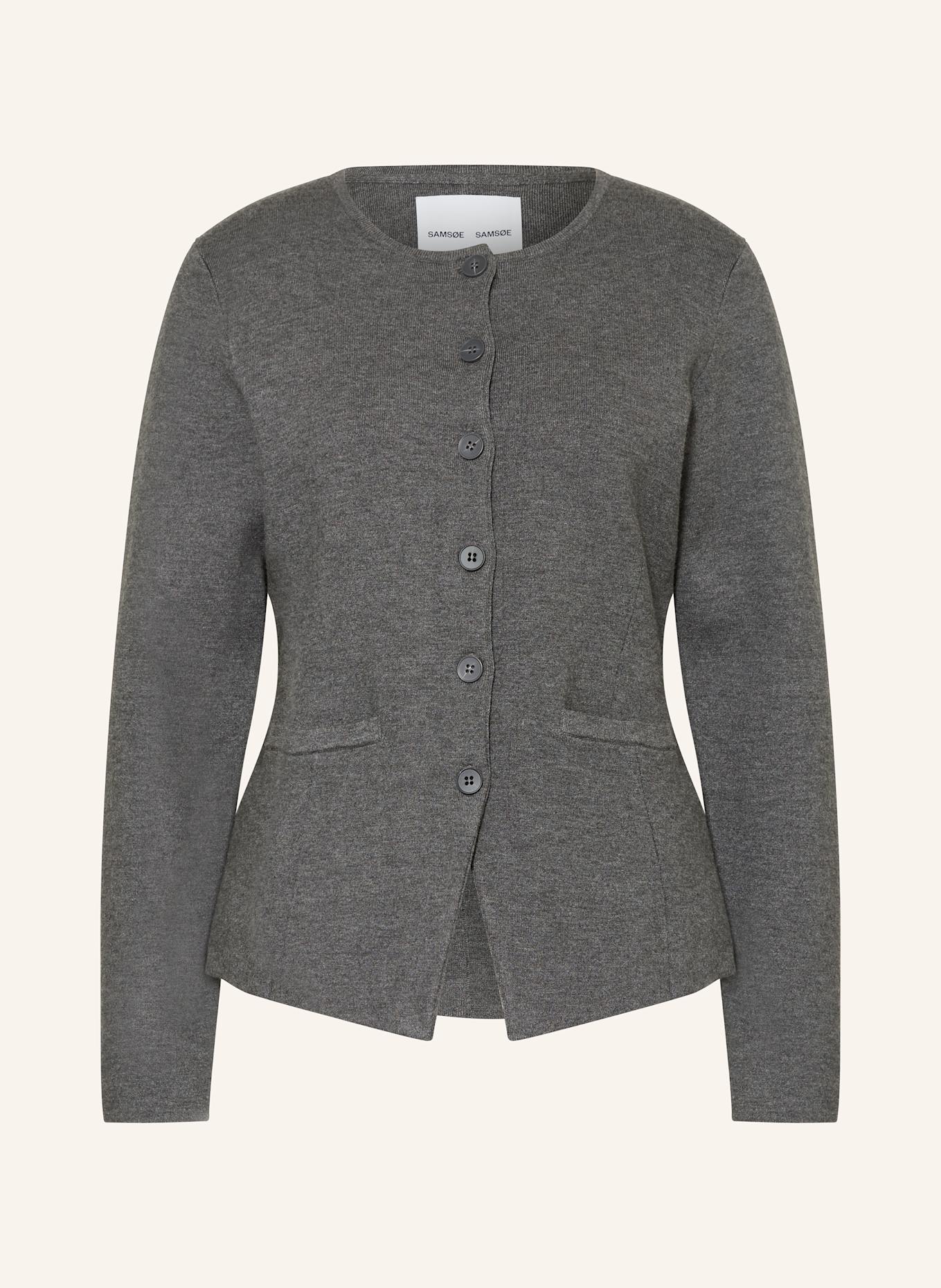 SAMSØE  SAMSØE Kardigan SALULA: CZIEMNOSZARY