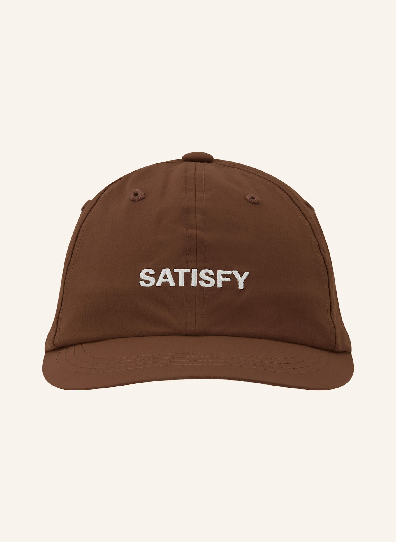 SATISFY Multifunktionsmütze PEACESHELL™: BRAUN