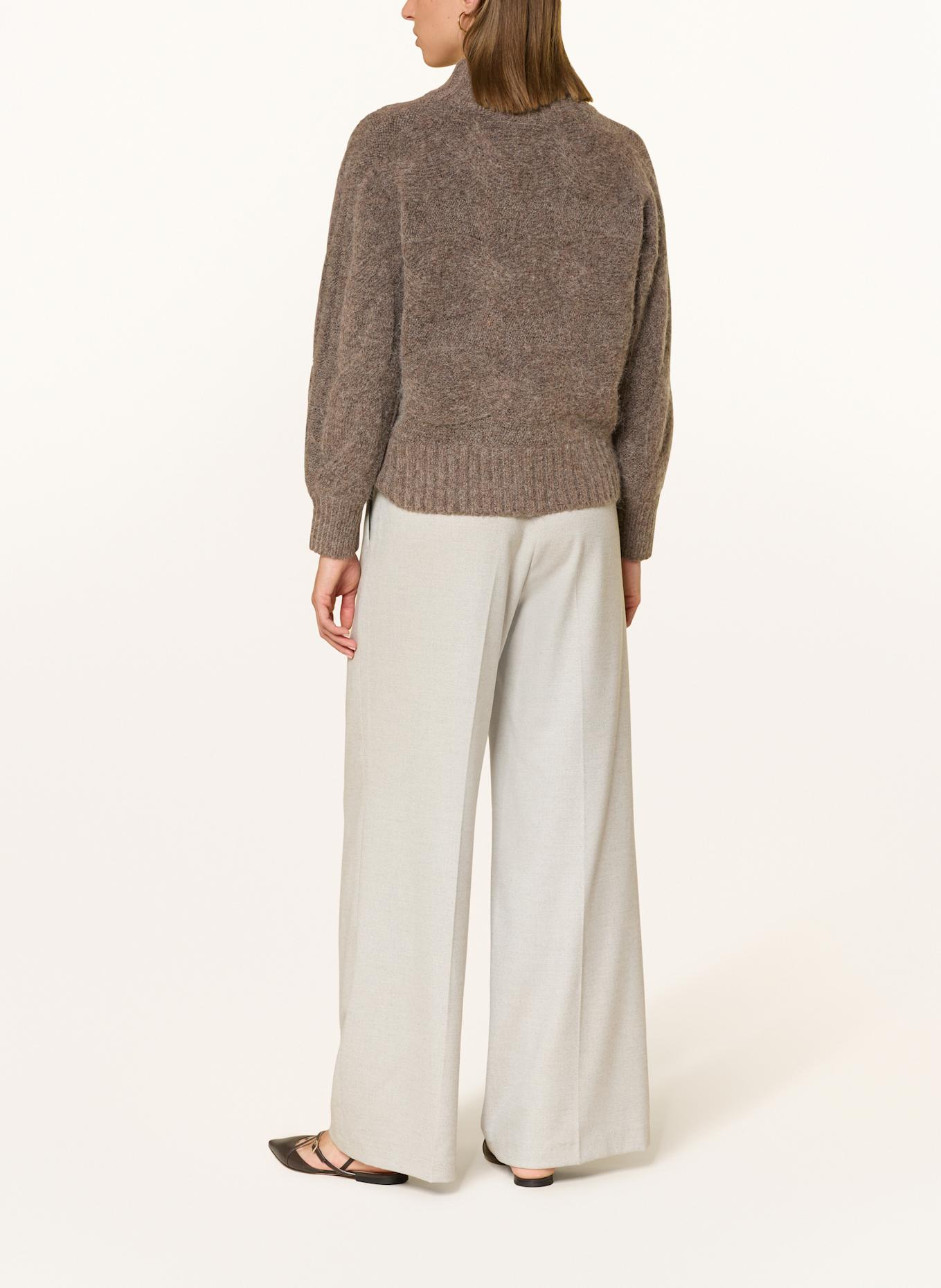 OPUS PANTS Marlenehose MOIRA: HELLGRAU