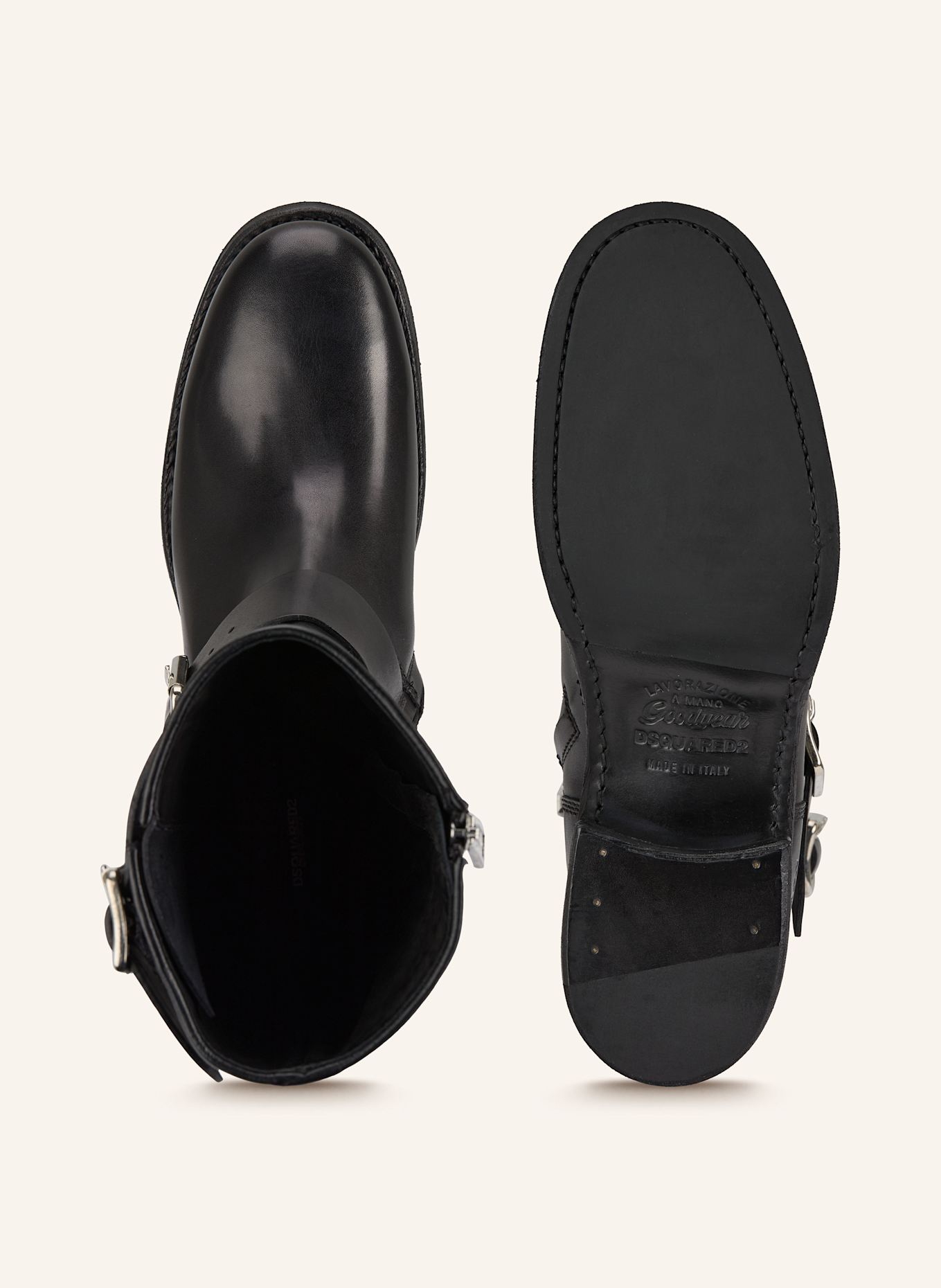 DSQUARED2 Stiefel: SCHWARZ