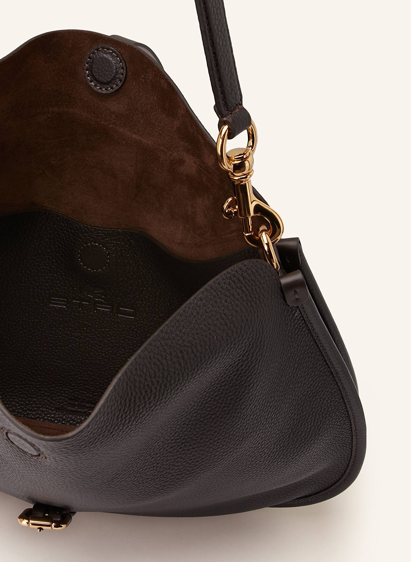 ETRO Umhängetasche PONY XL: DUNKELBRAUN