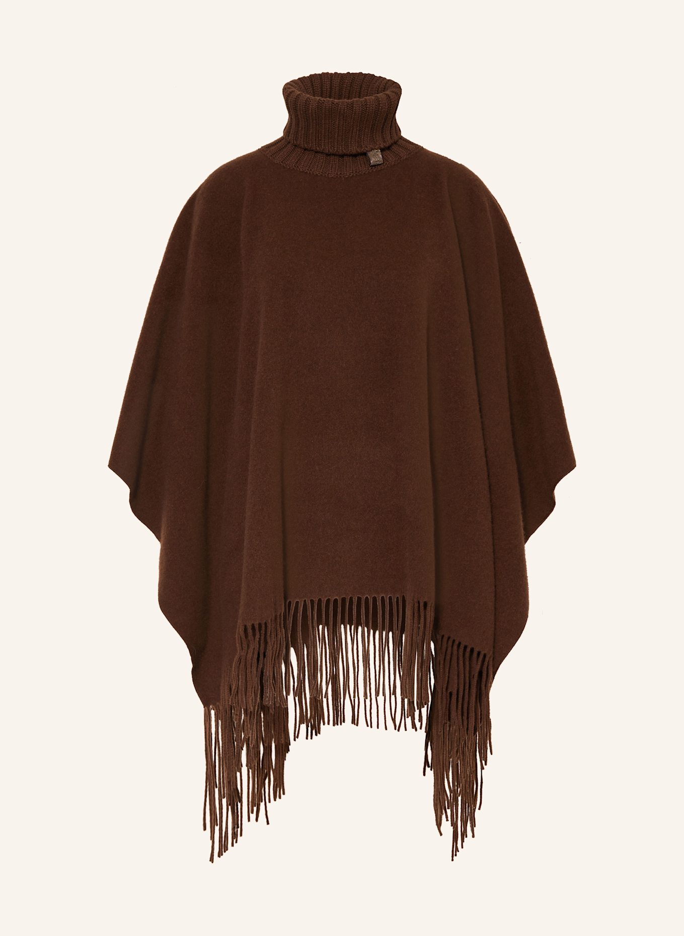 FABIANA FILIPPI Poncho: DUNKELBRAUN