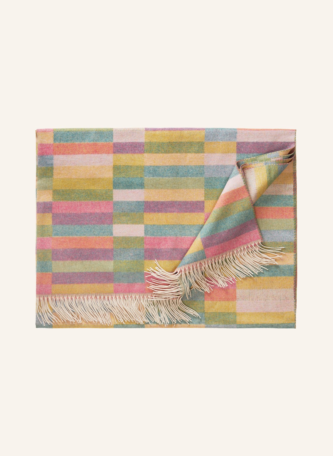 EAGLE PRODUCTS Plaid SEVILLA: PINK / PETROL / GELB