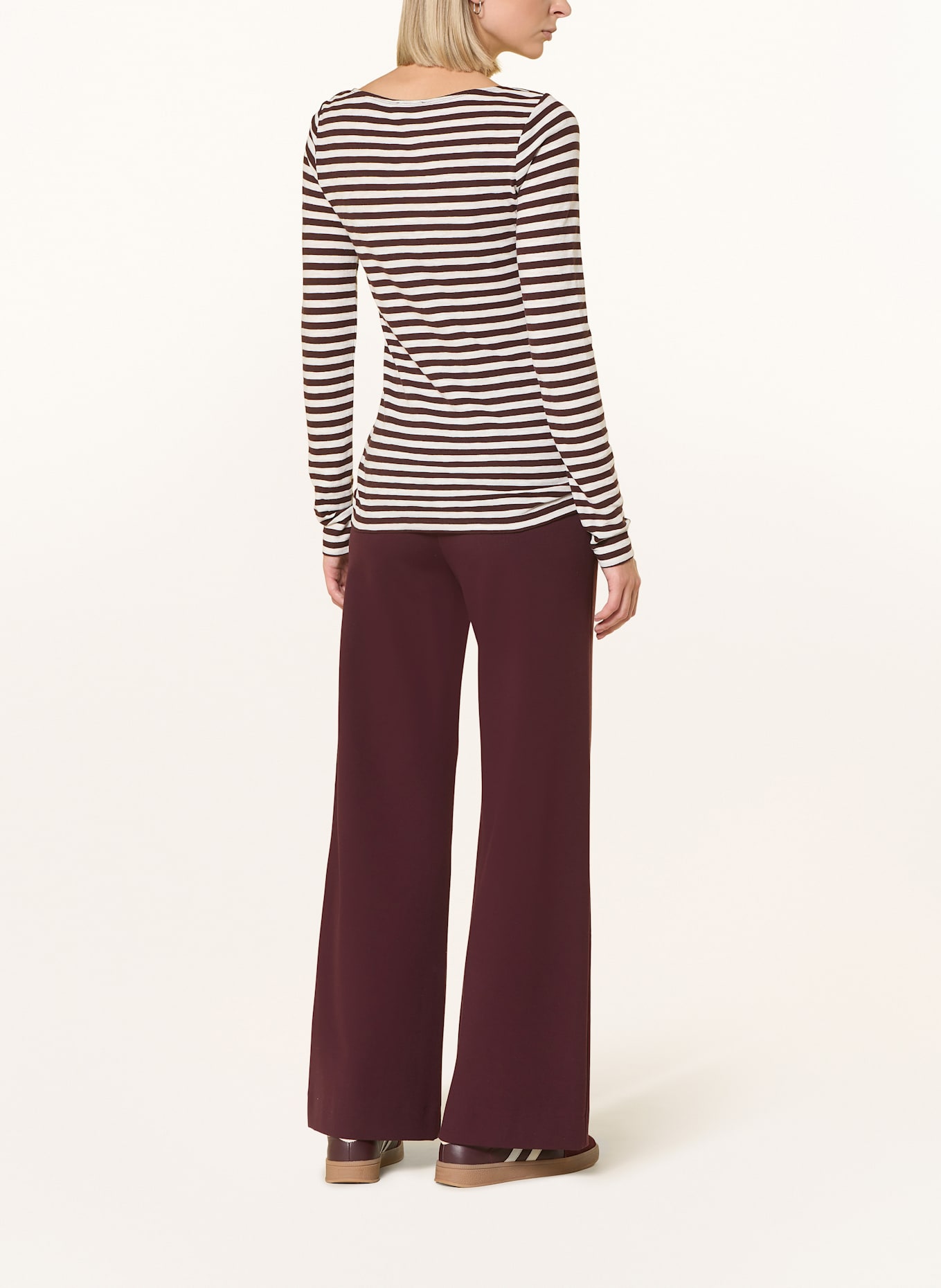 Marc O'Polo Longsleeve: BRAUN / WEISS