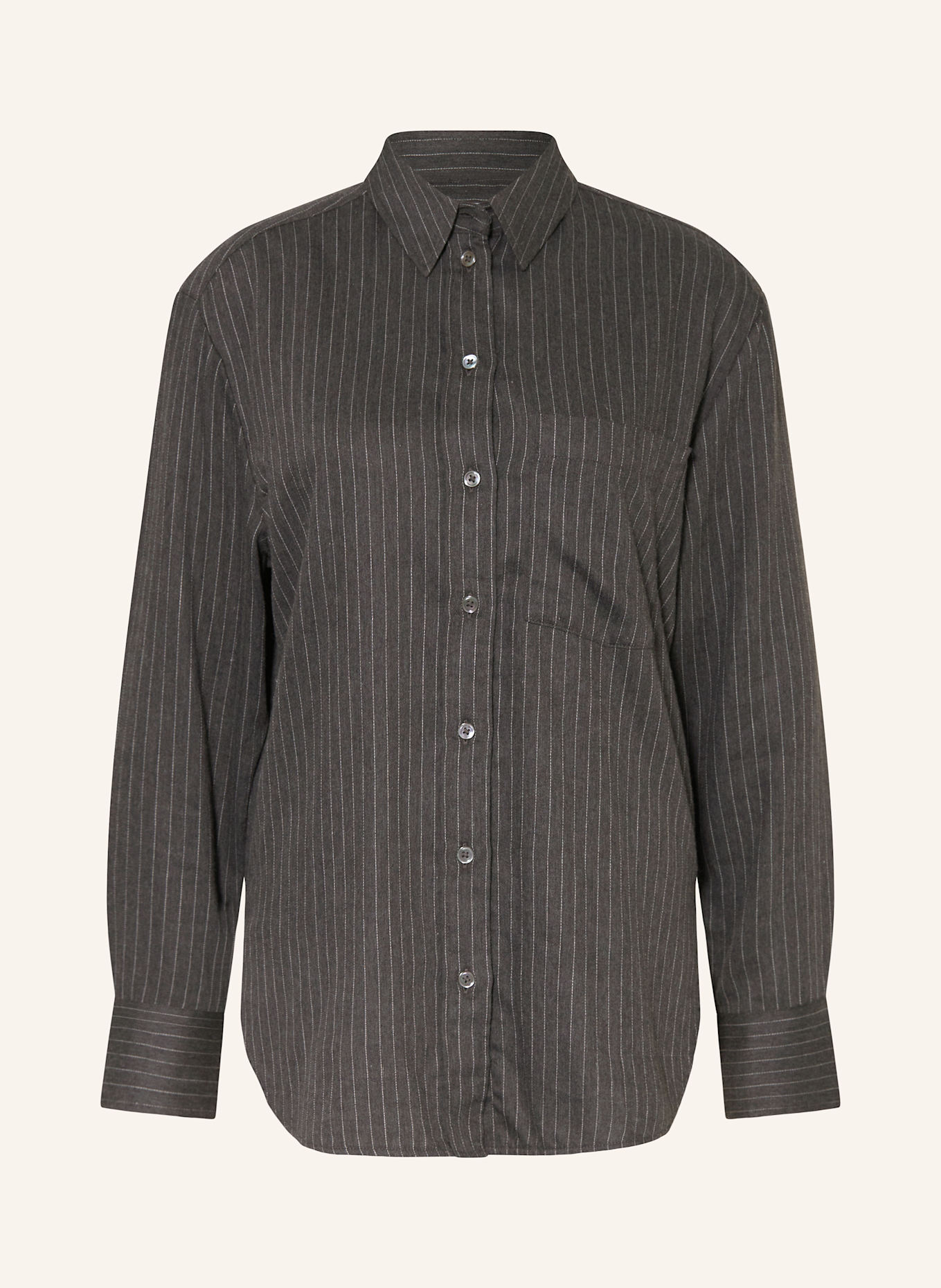 Marc O'Polo Hemdbluse: DUNKELGRAU