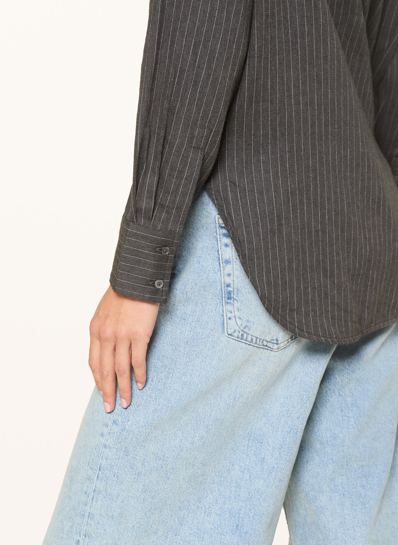 Marc O'Polo Hemdbluse: DUNKELGRAU