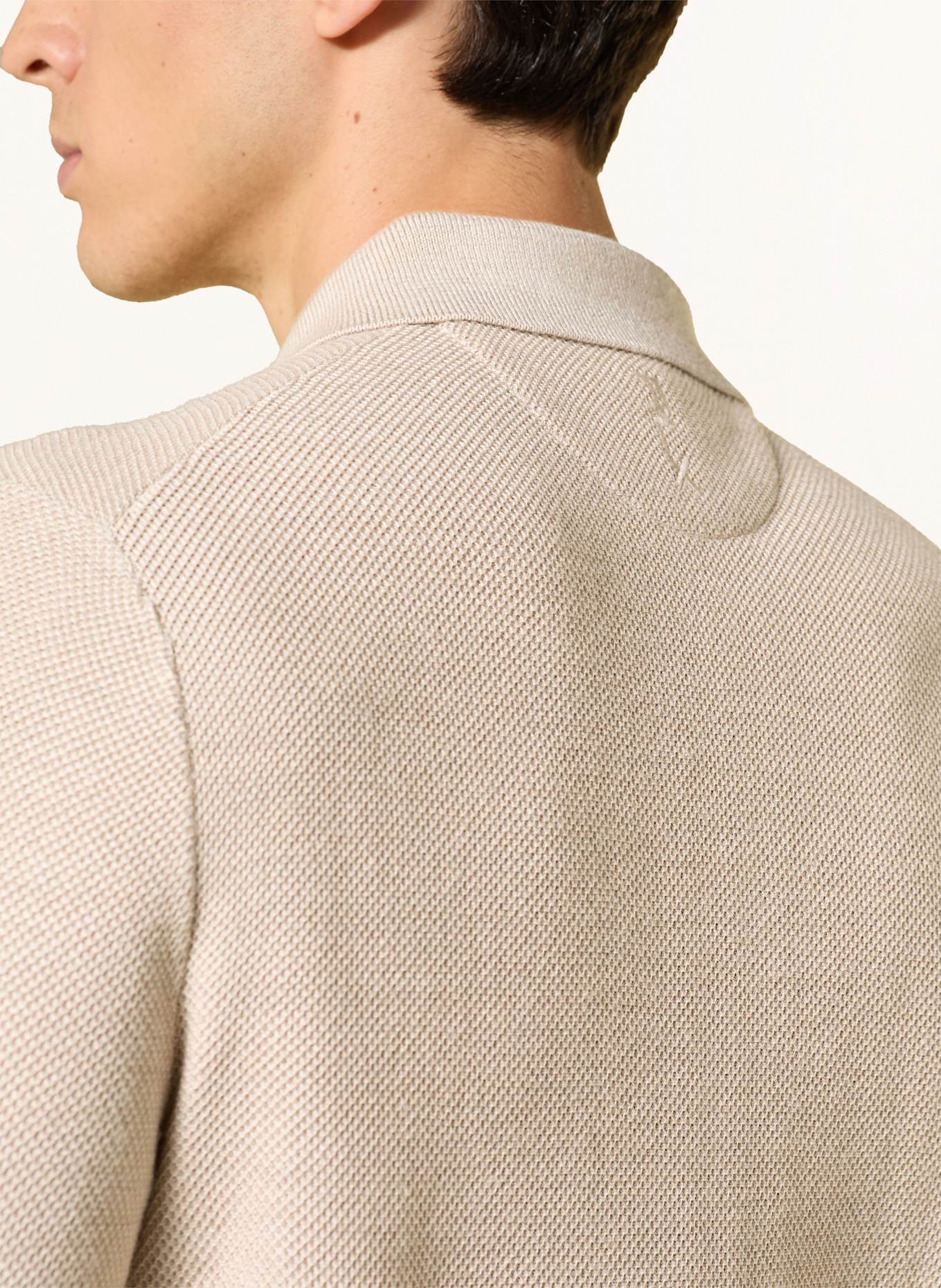 RLX RALPH LAUREN Funktions-Poloshirt mit Wolle: BEIGE