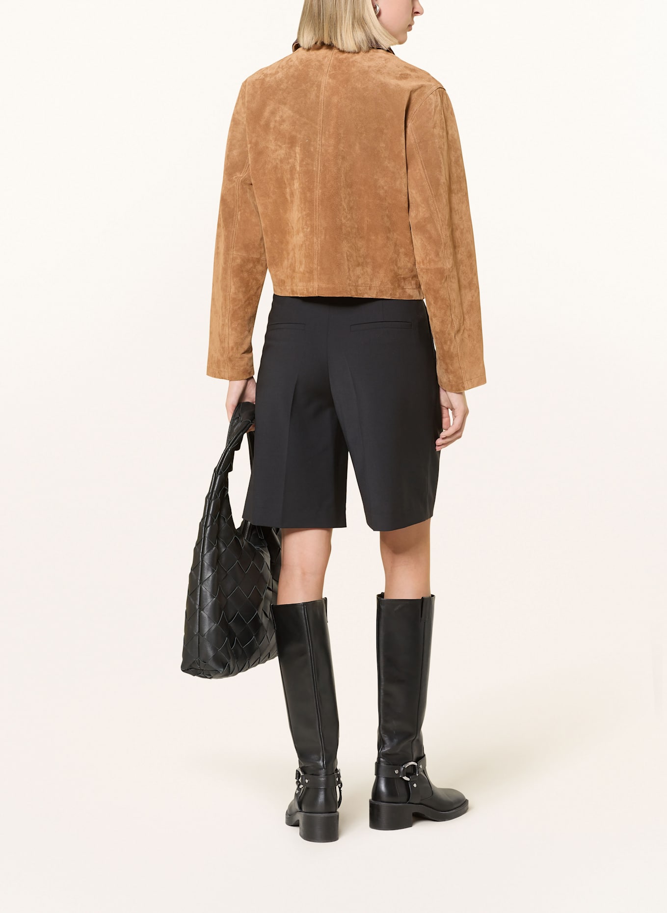 darling harbour Lederjacke: COGNAC