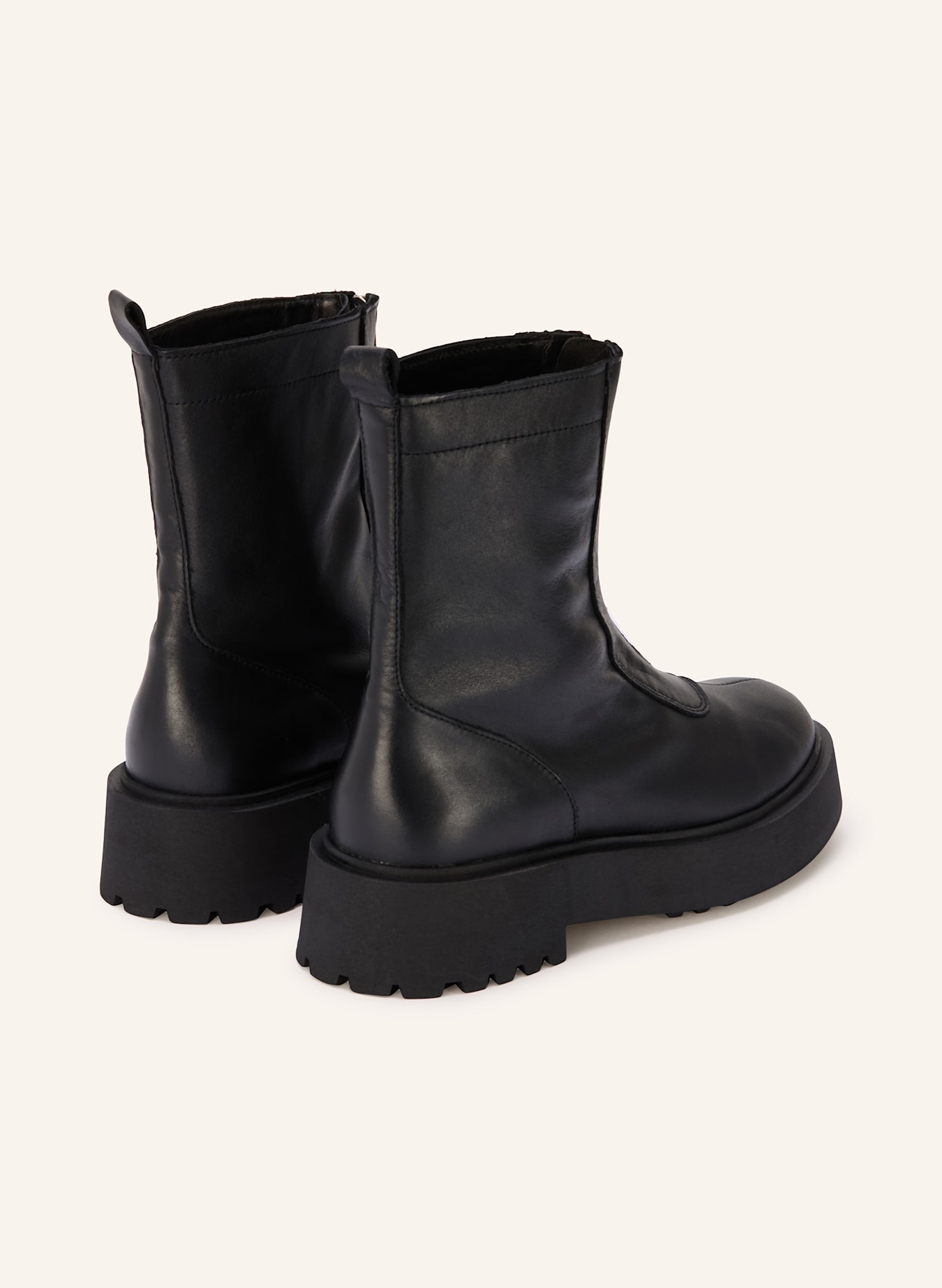 MRS & HUGS Boots: SCHWARZ