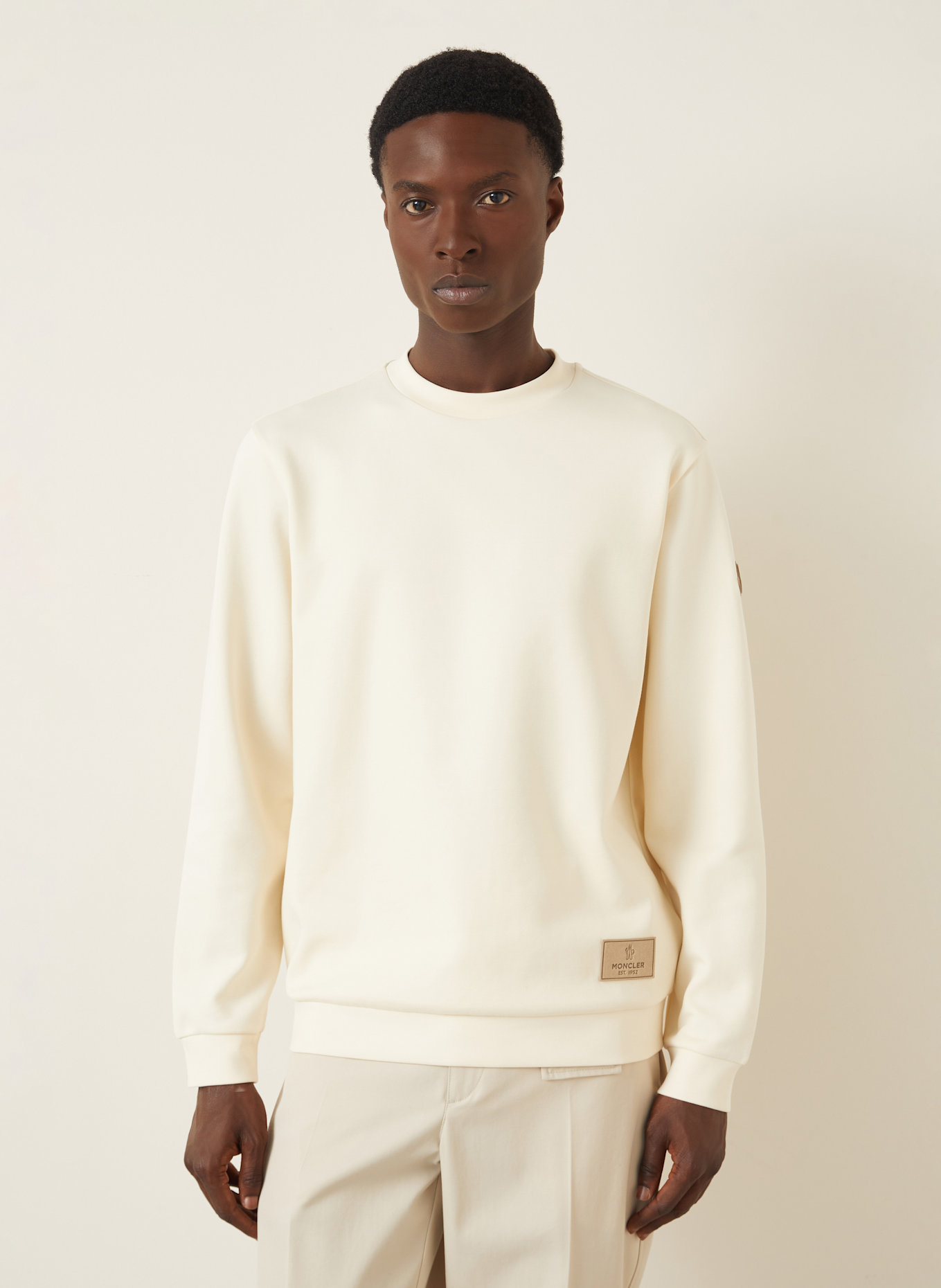 MONCLER Sweatshirt: ECRU