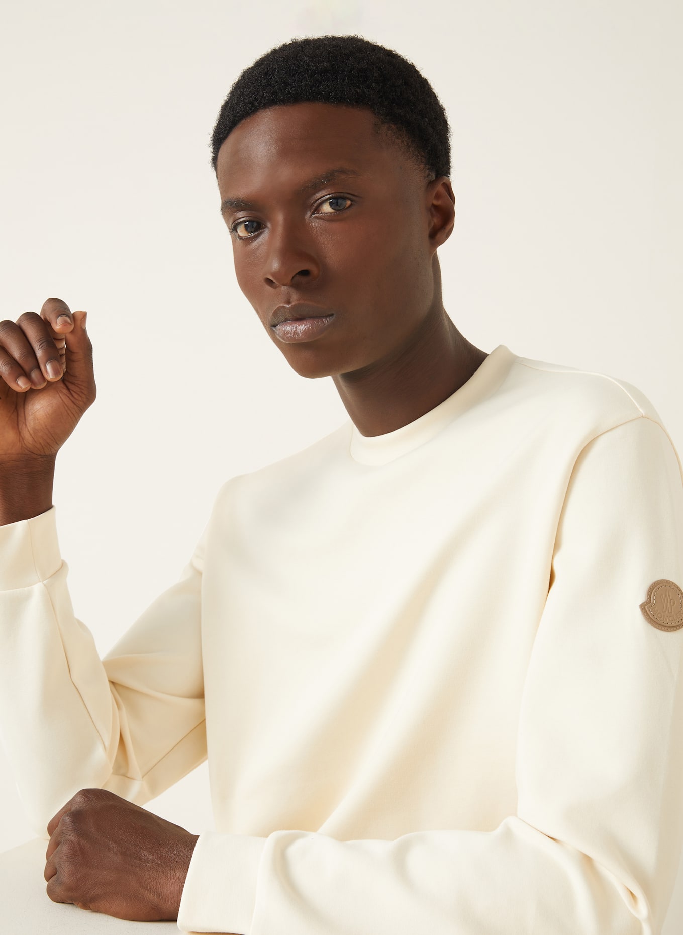 MONCLER Sweatshirt: ECRU