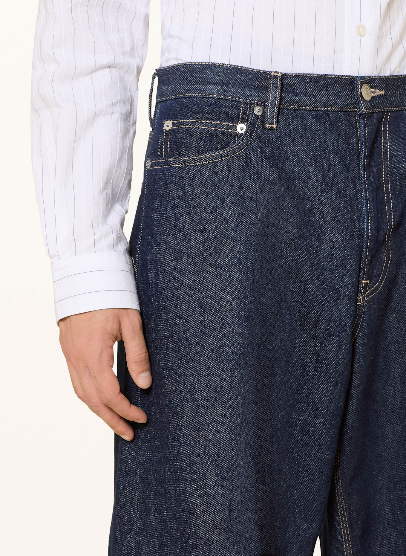 SAMSØE  SAMSØE Jeans SATIMOTHY Loose Fit: DUNKELBLAU