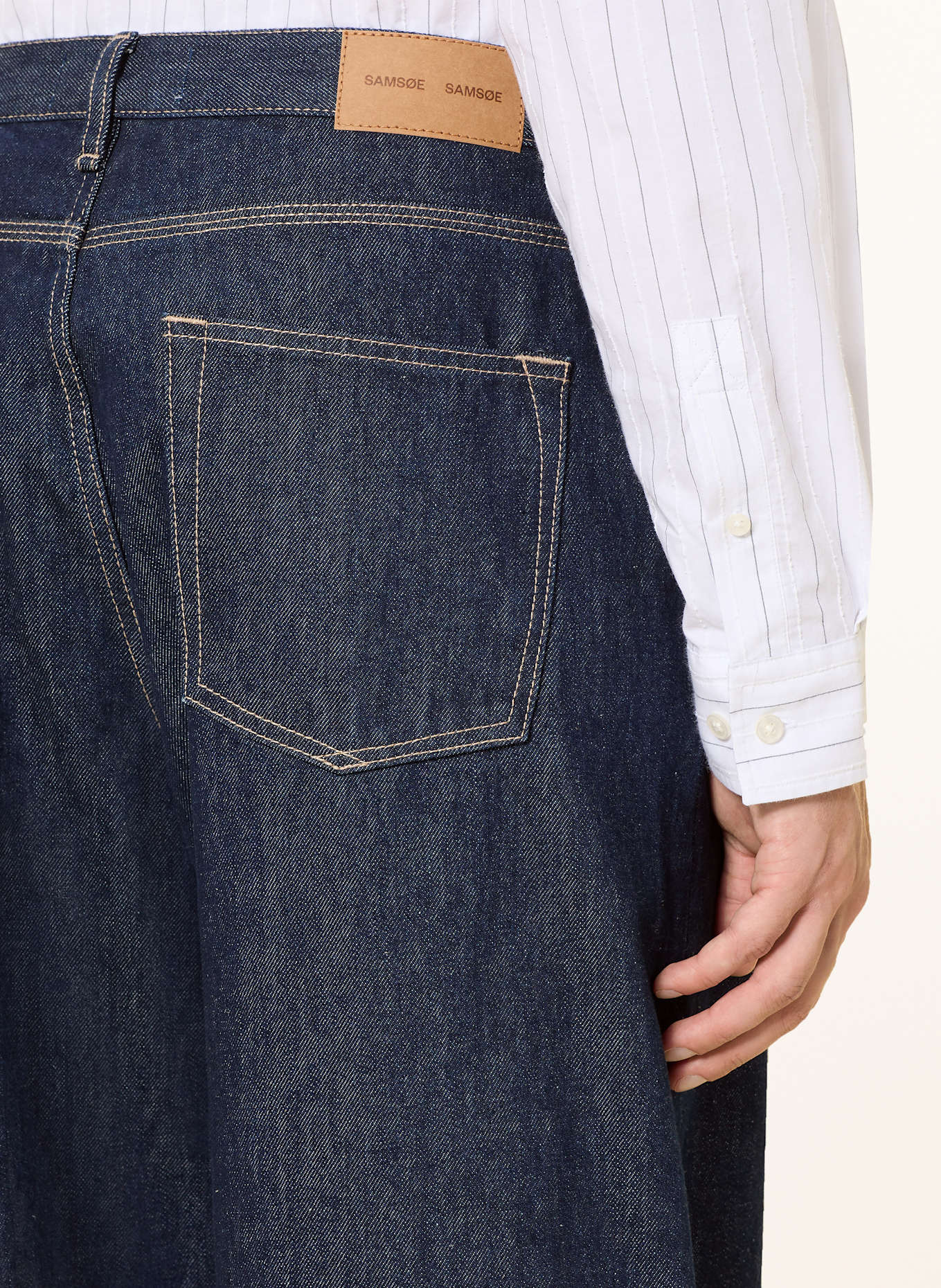 SAMSØE  SAMSØE Jeans SATIMOTHY Loose Fit: DUNKELBLAU