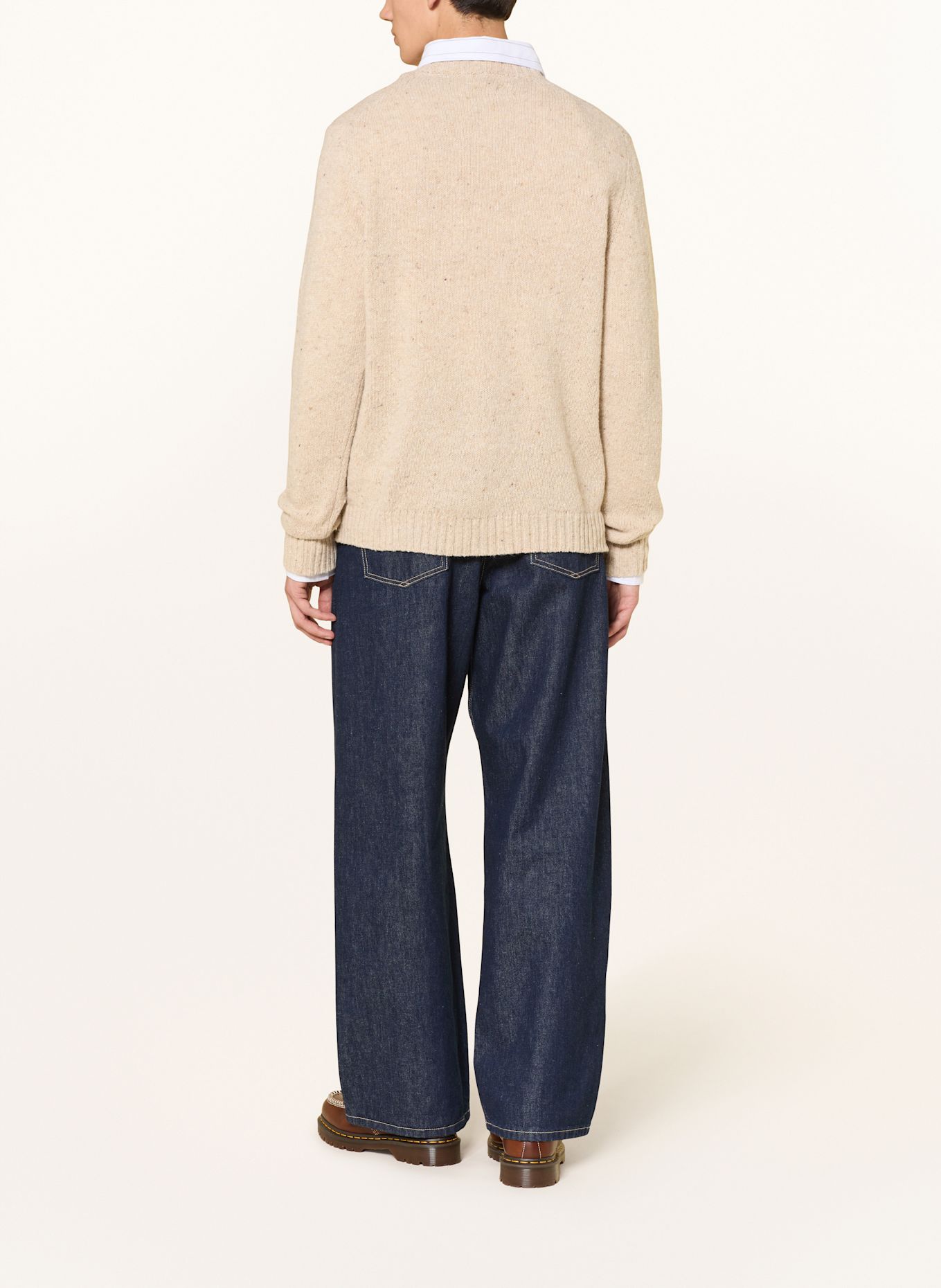 SAMSØE  SAMSØE Pullover SANATANIEL: HELLBRAUN