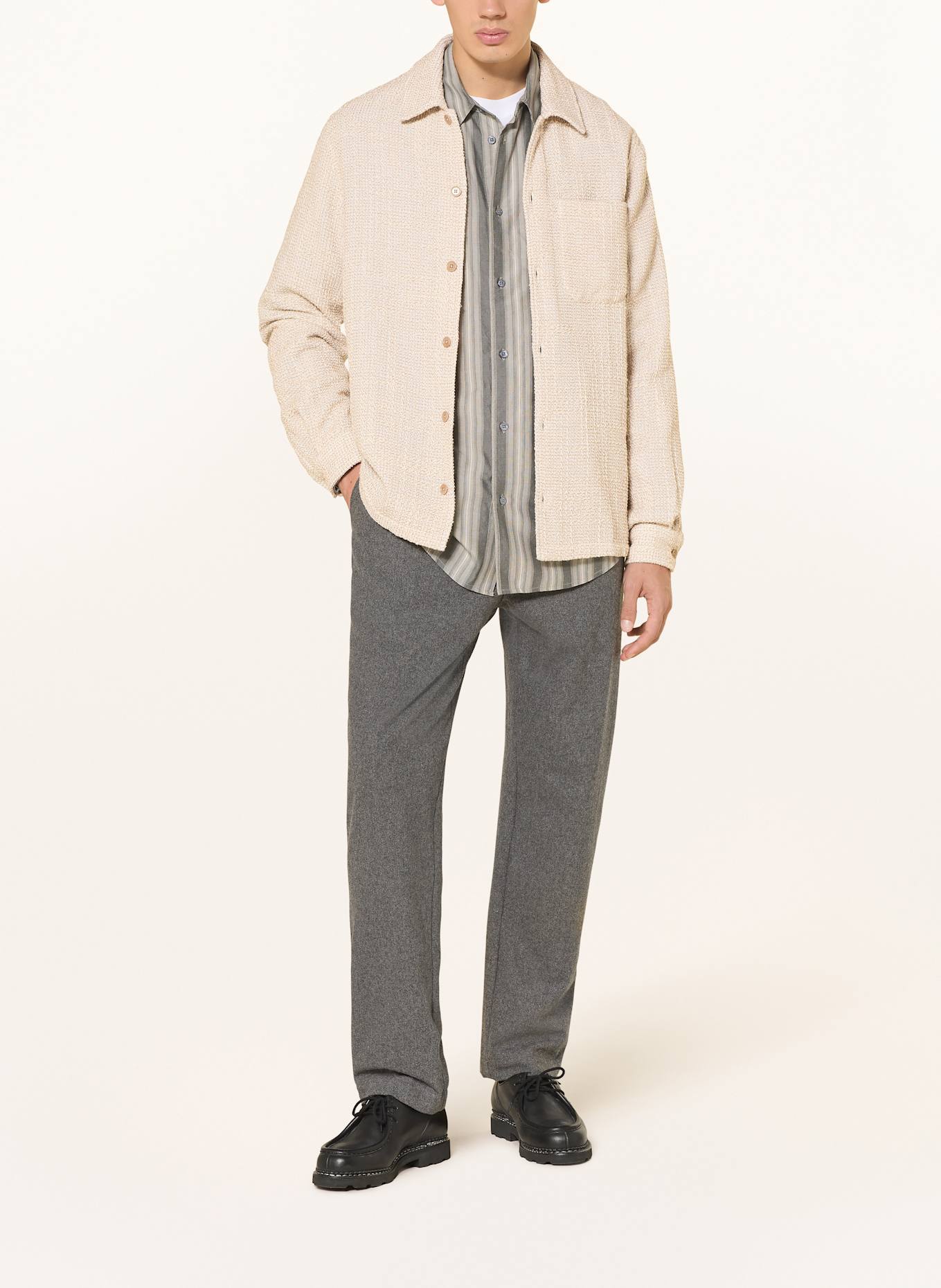 SAMSØE SAMSØE Overshirt SATAKA JC: CREAM / BEIGE