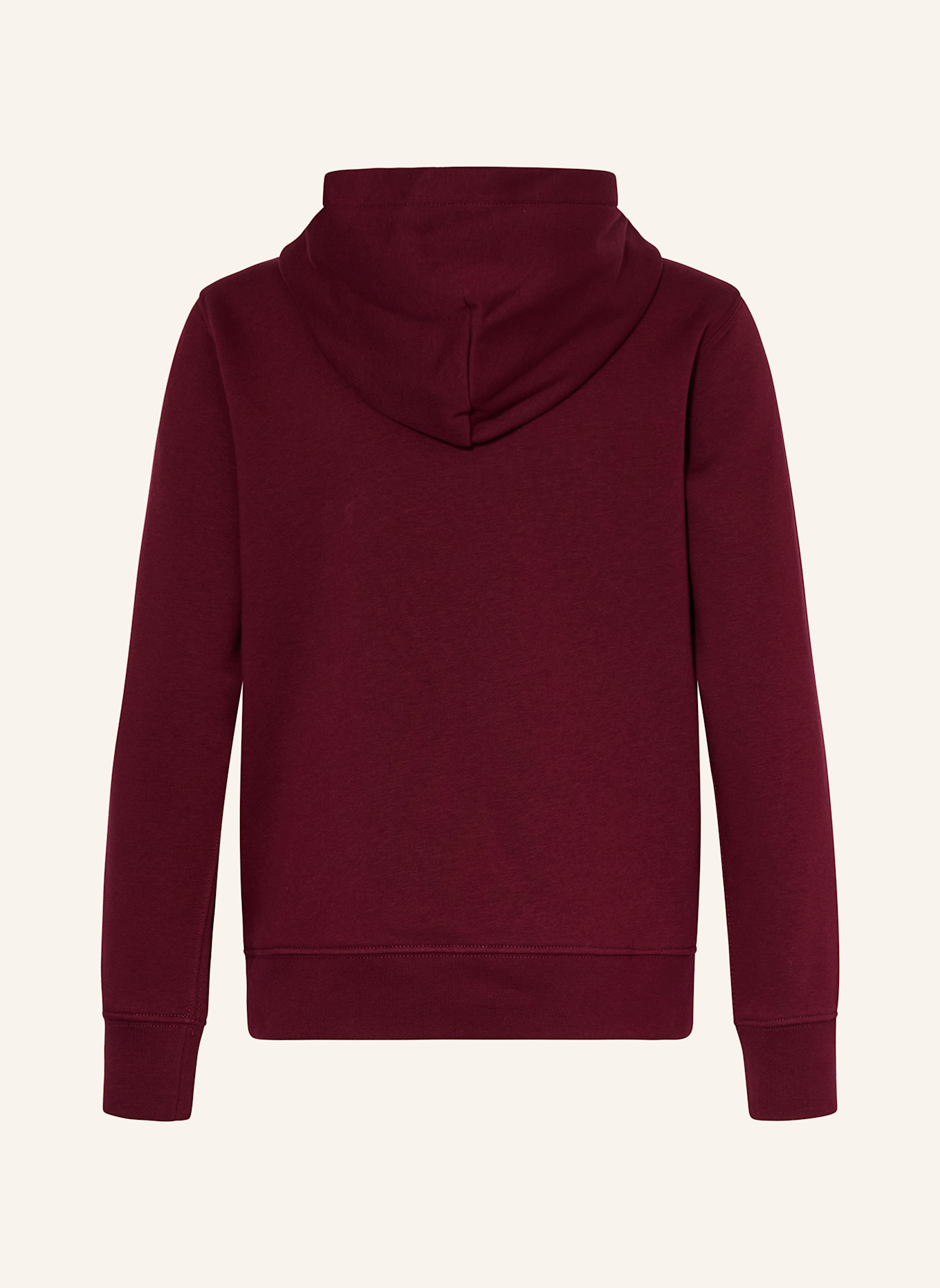 POLO RALPH LAUREN Mikina s kapucí: TMAVĚ ČERVENÁ