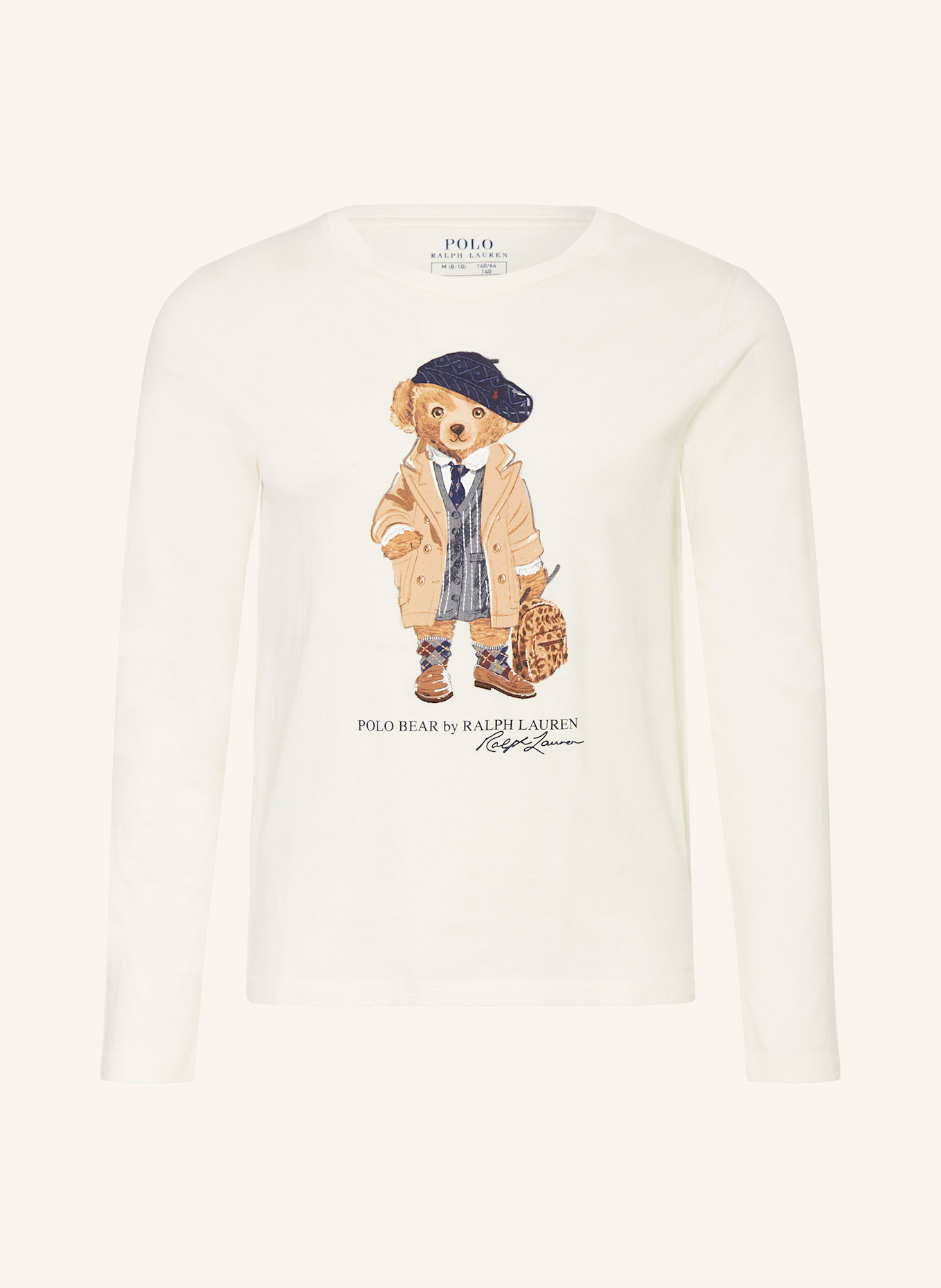POLO RALPH LAUREN Longsleeve: WEISS