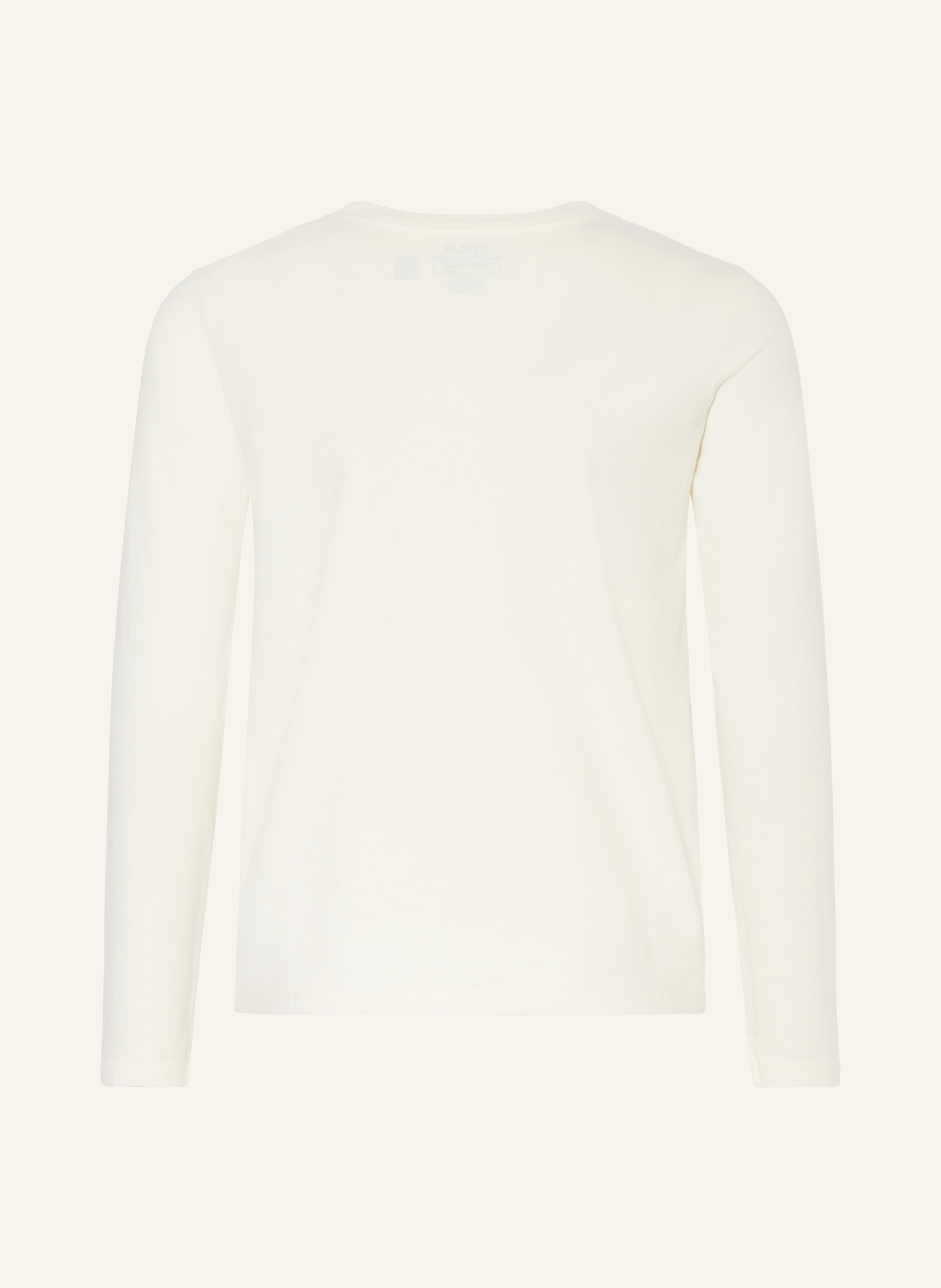 POLO RALPH LAUREN Longsleeve: WEISS