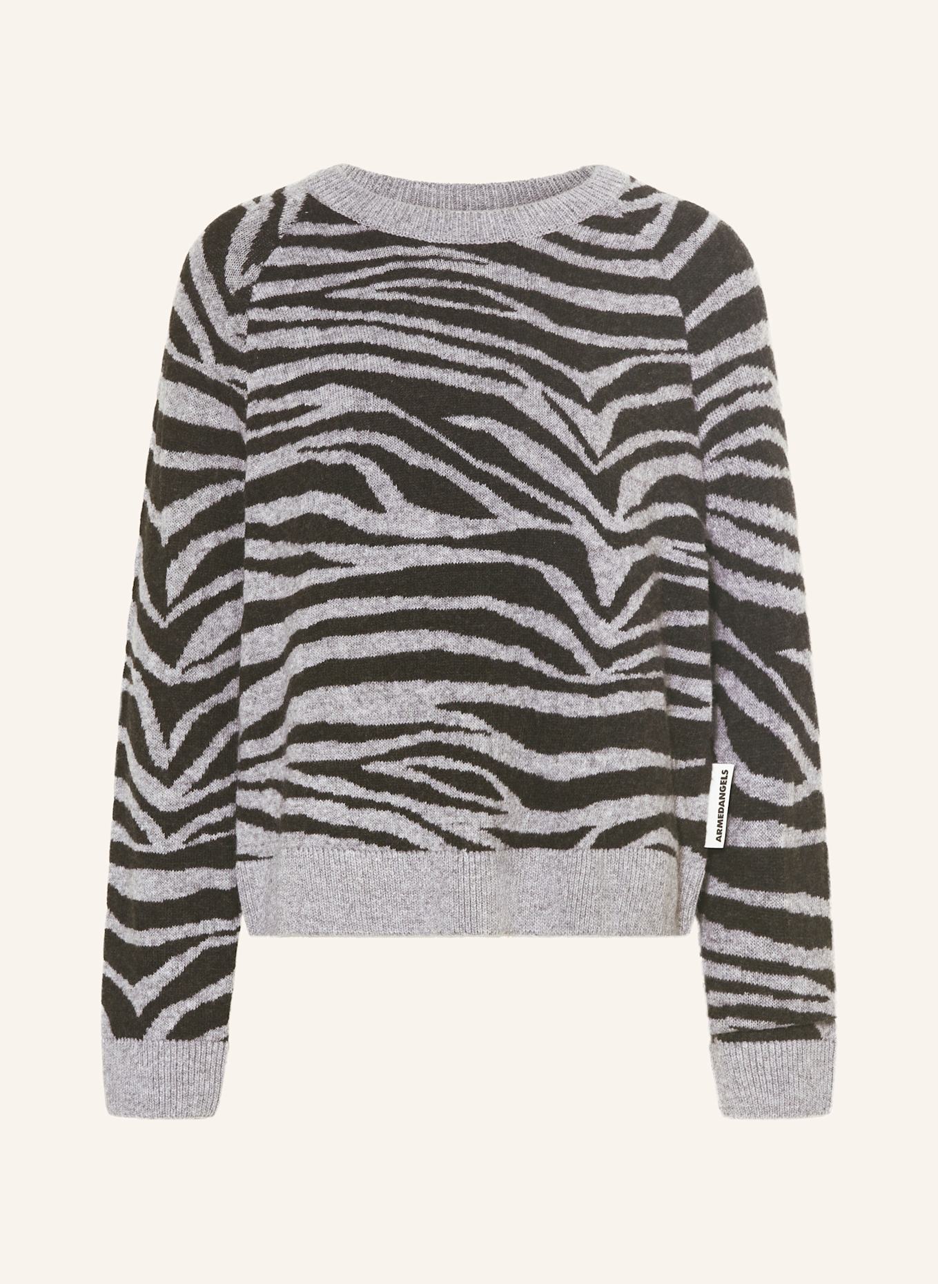 ARMEDANGELS Pullover LILIRIAA: GRAU / DUNKELGRAU