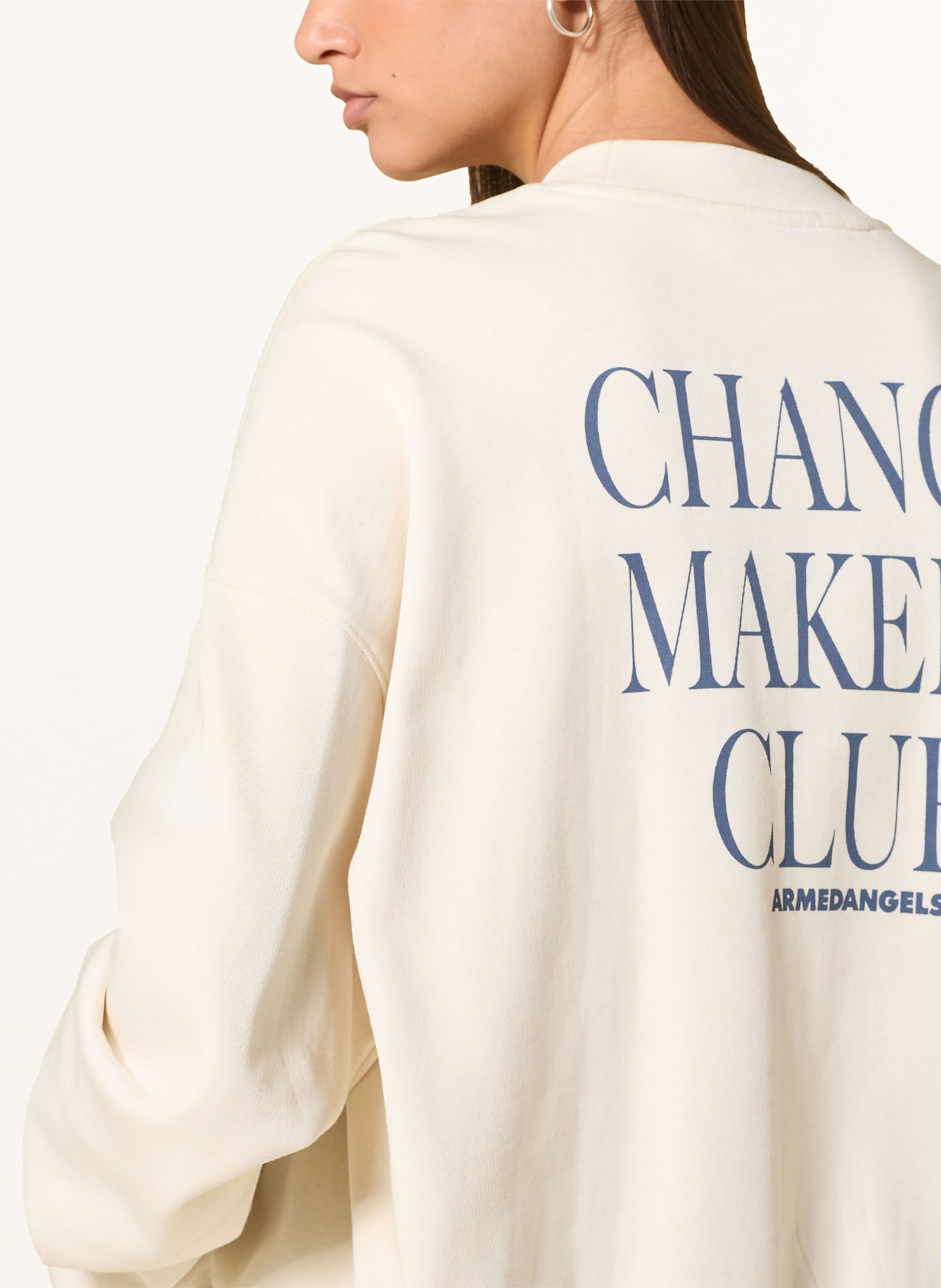 ARMEDANGELS Sweatshirt ALIZAA: ECRU