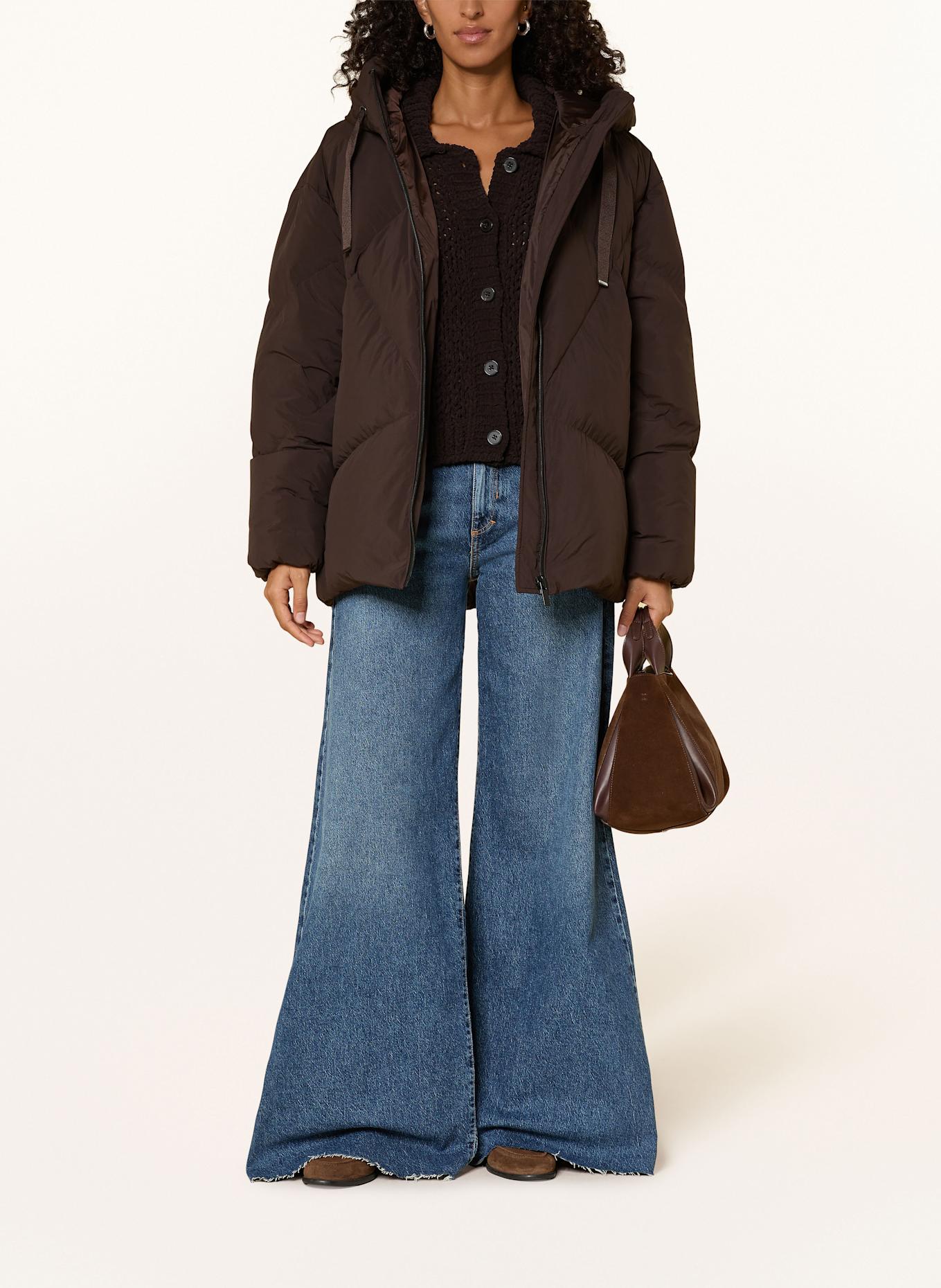 someday Daunenjacke VORTEA: DUNKELBRAUN