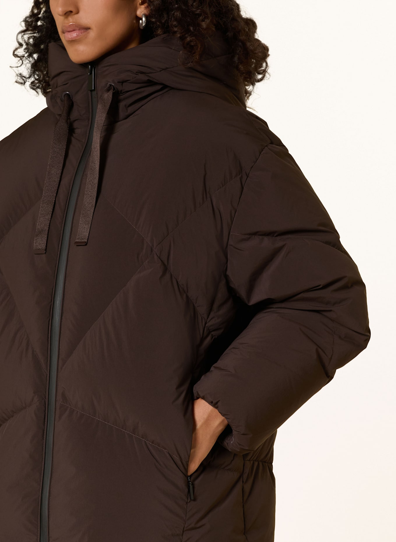 someday Daunenjacke VORTEA: DUNKELBRAUN
