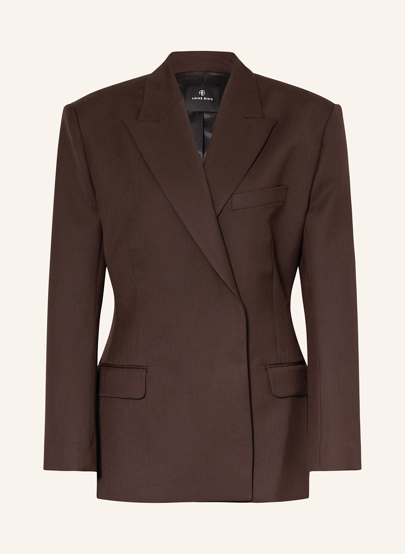 ANINE BING Blazer ARETHA: DUNKELBRAUN
