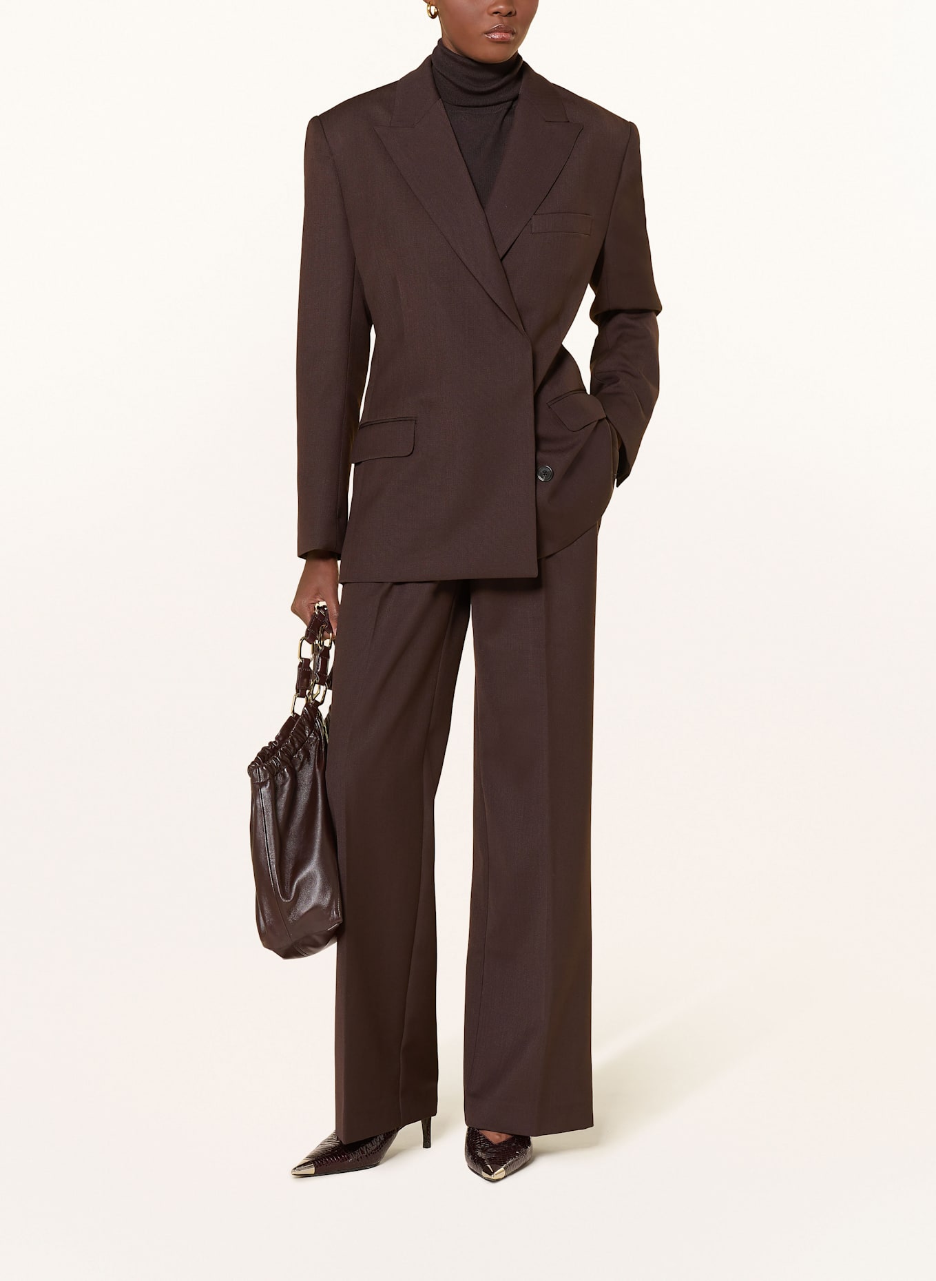 ANINE BING Blazer ARETHA: DUNKELBRAUN