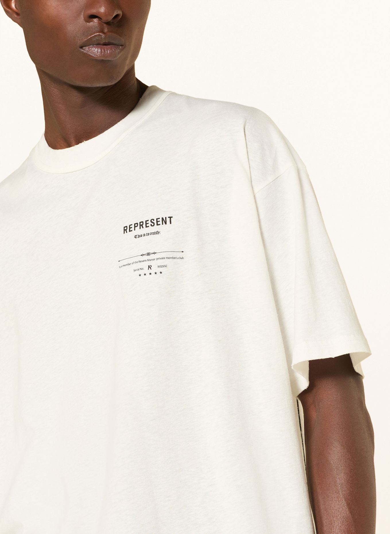 【REPRESENT】★Revere Manor T-Shirt★ Revere Manor T-Shirt - Stained Black | REPRESENT