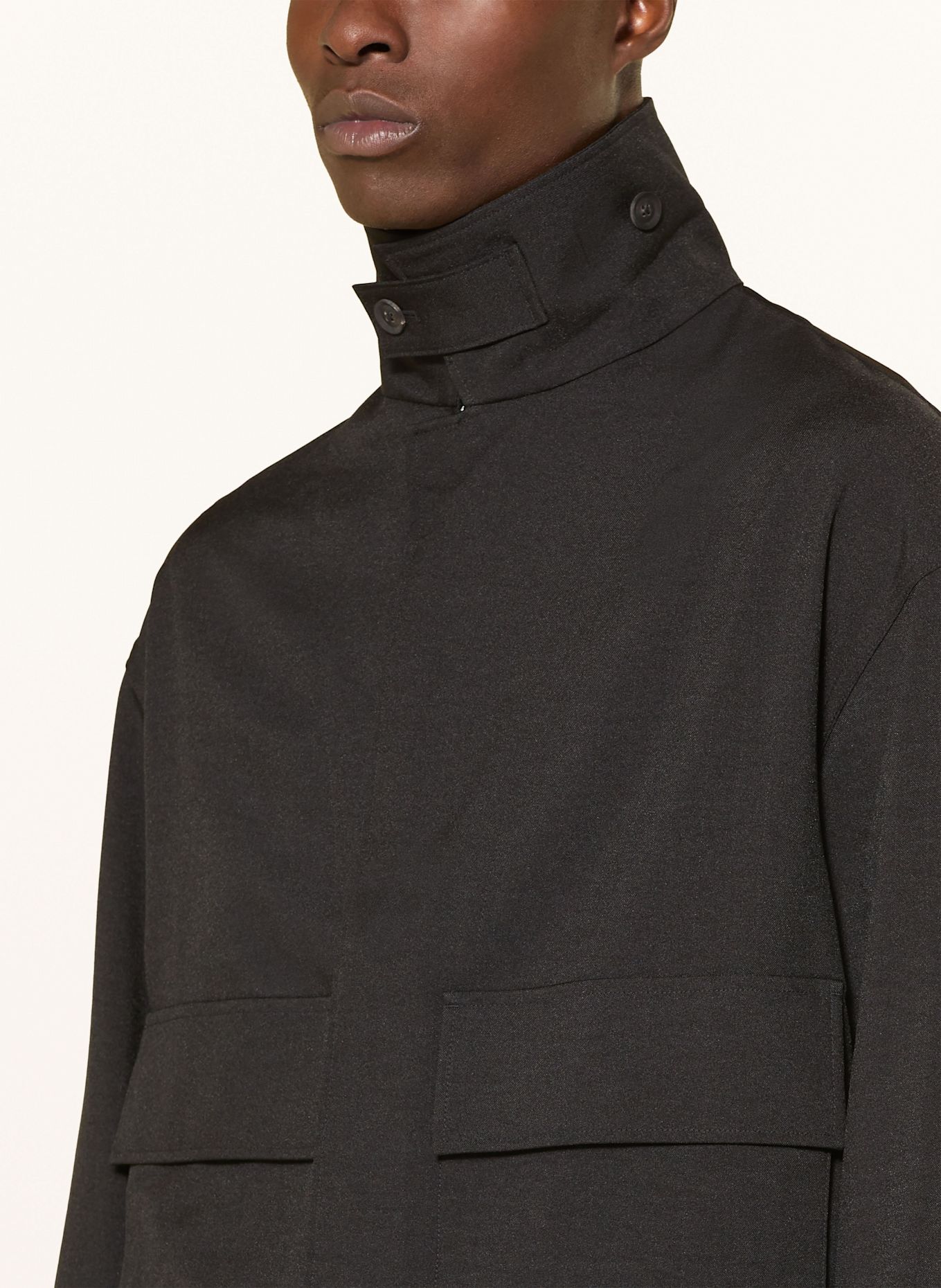Y-3 Oversized-Jacke Y-3 SPORT UNIFORM COACH: SCHWARZ