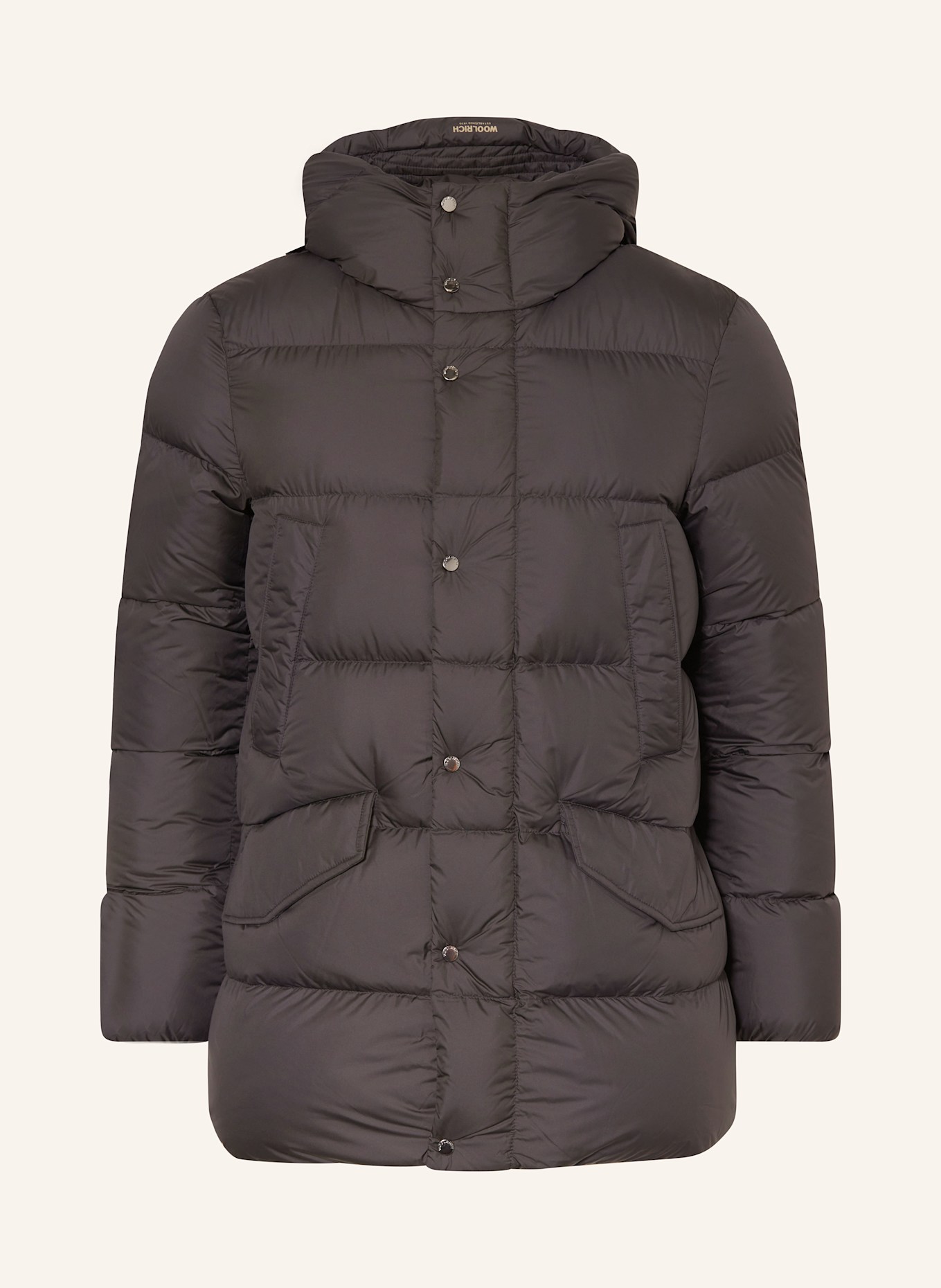 WOOLRICH Daunenmantel CLOUD DAVIS: SCHWARZ