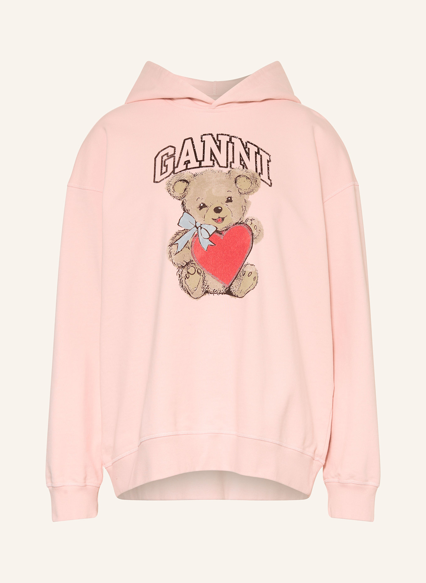 GANNI Oversized-Hoodie: ROSA