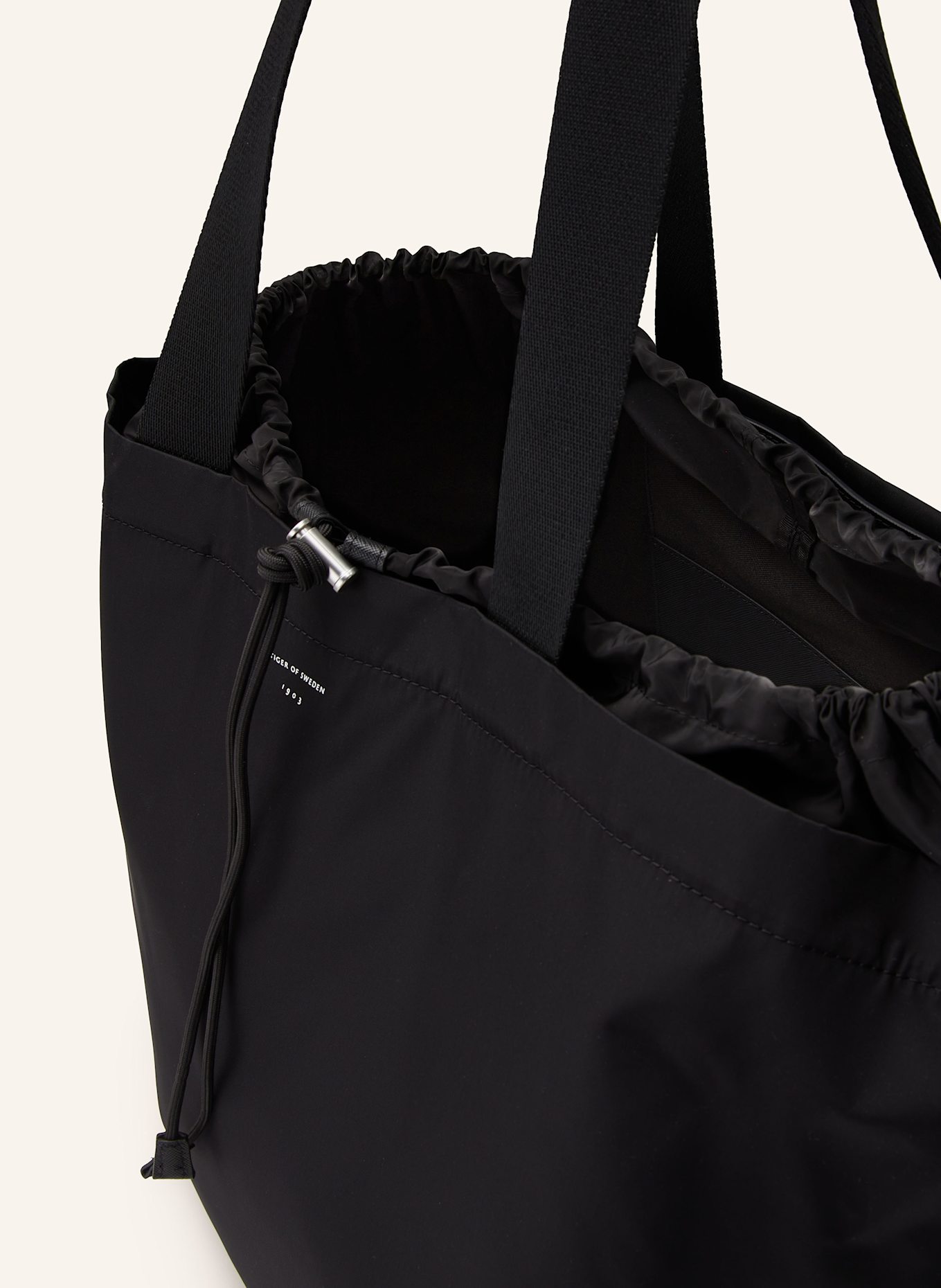 TIGER OF SWEDEN Shopper PERA: SCHWARZ