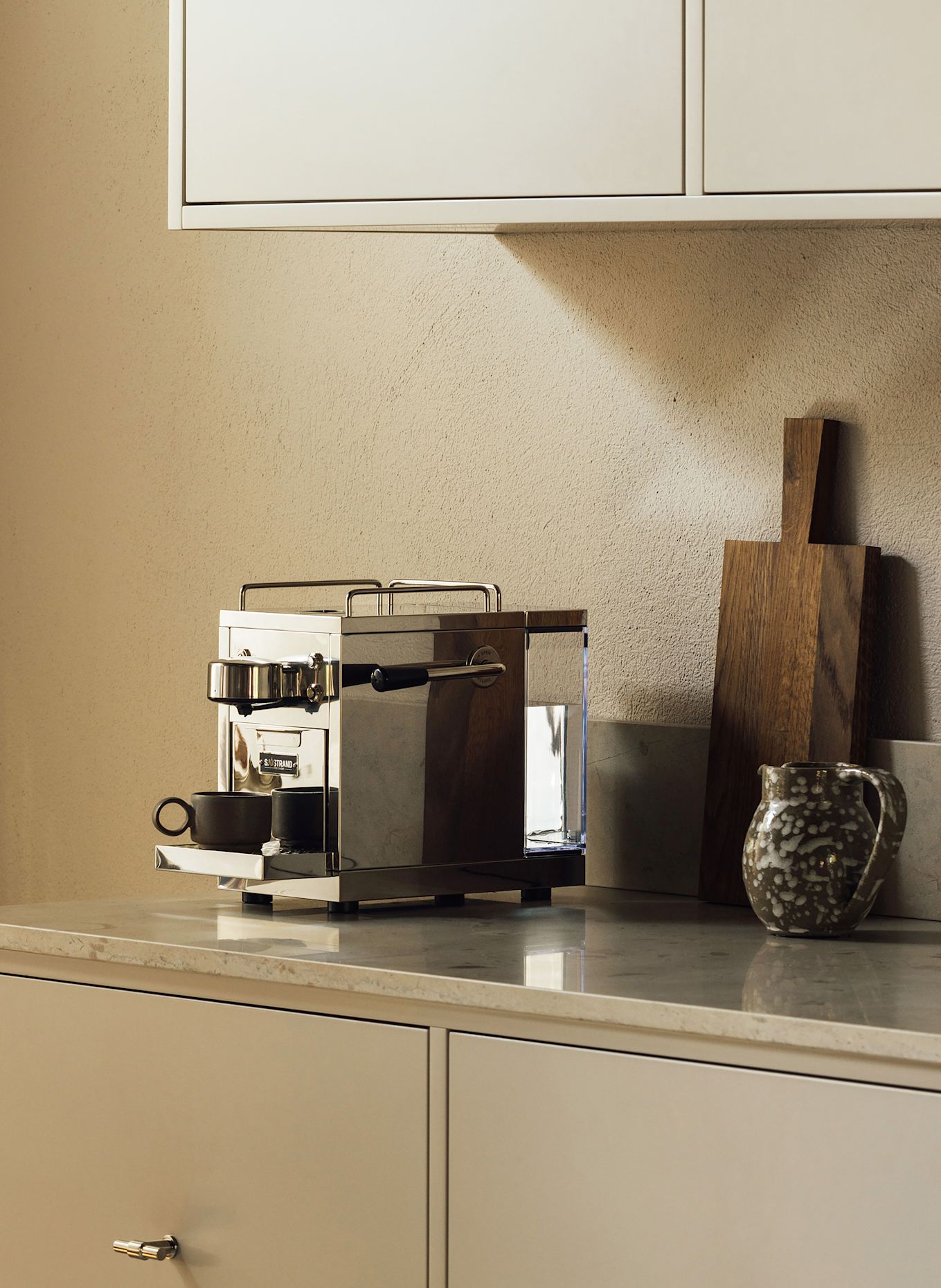 SJÖSTRAND Kaffeemaschine THE ORIGINAL: SILBER